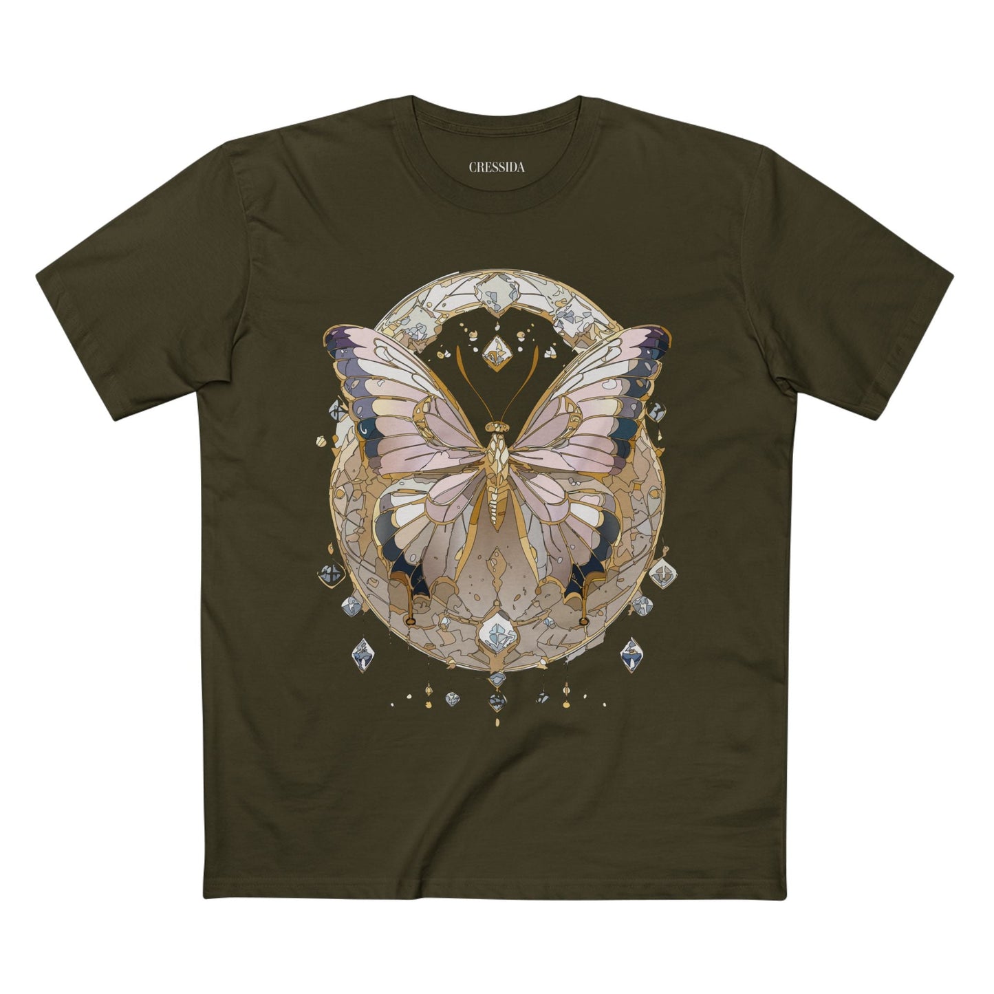 Butterfly Graphic Design Unisex 100 Cotton Tee 1