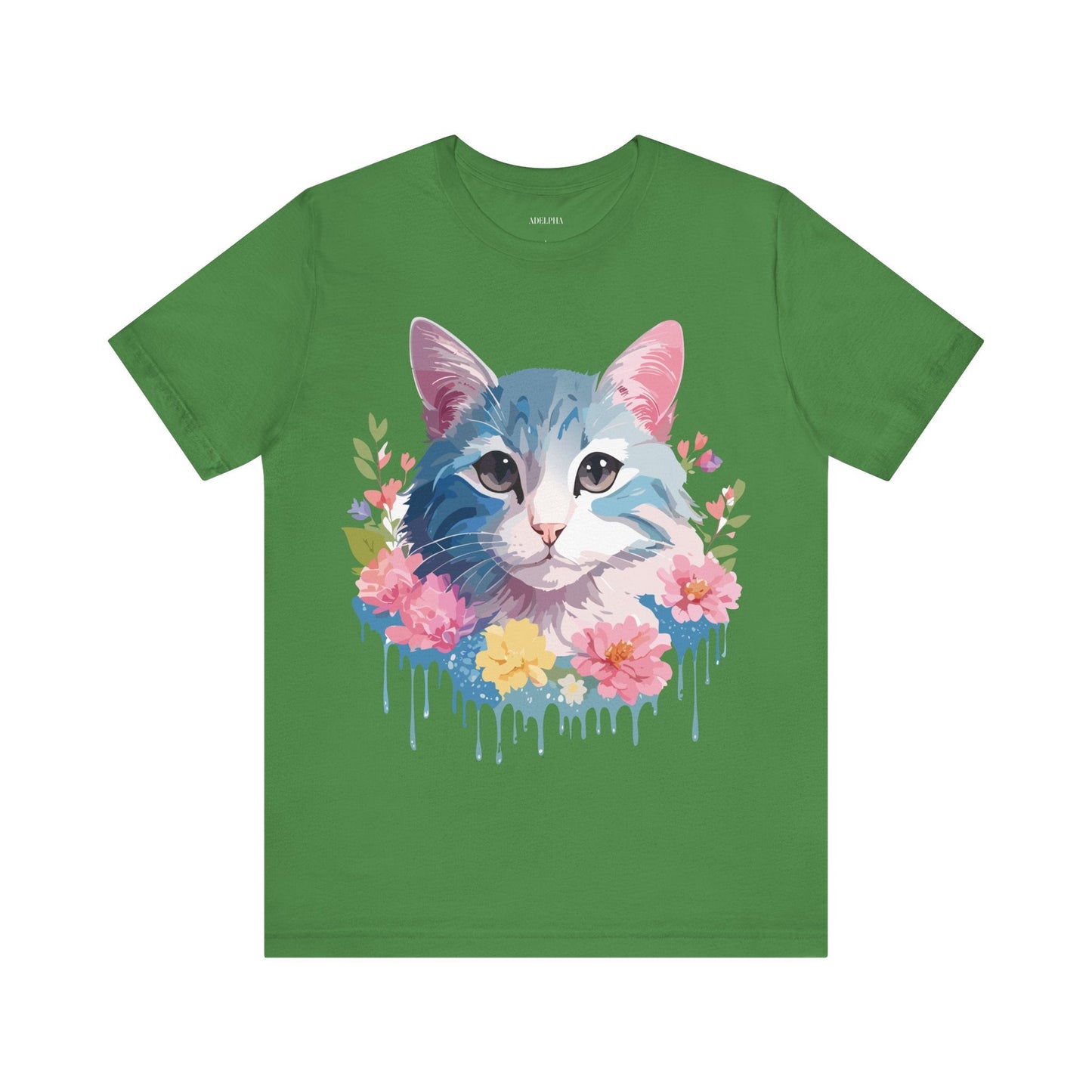Cat Graphic Tee Unisex Vintage Inspired Shirt By Adelpha Short Sleeve