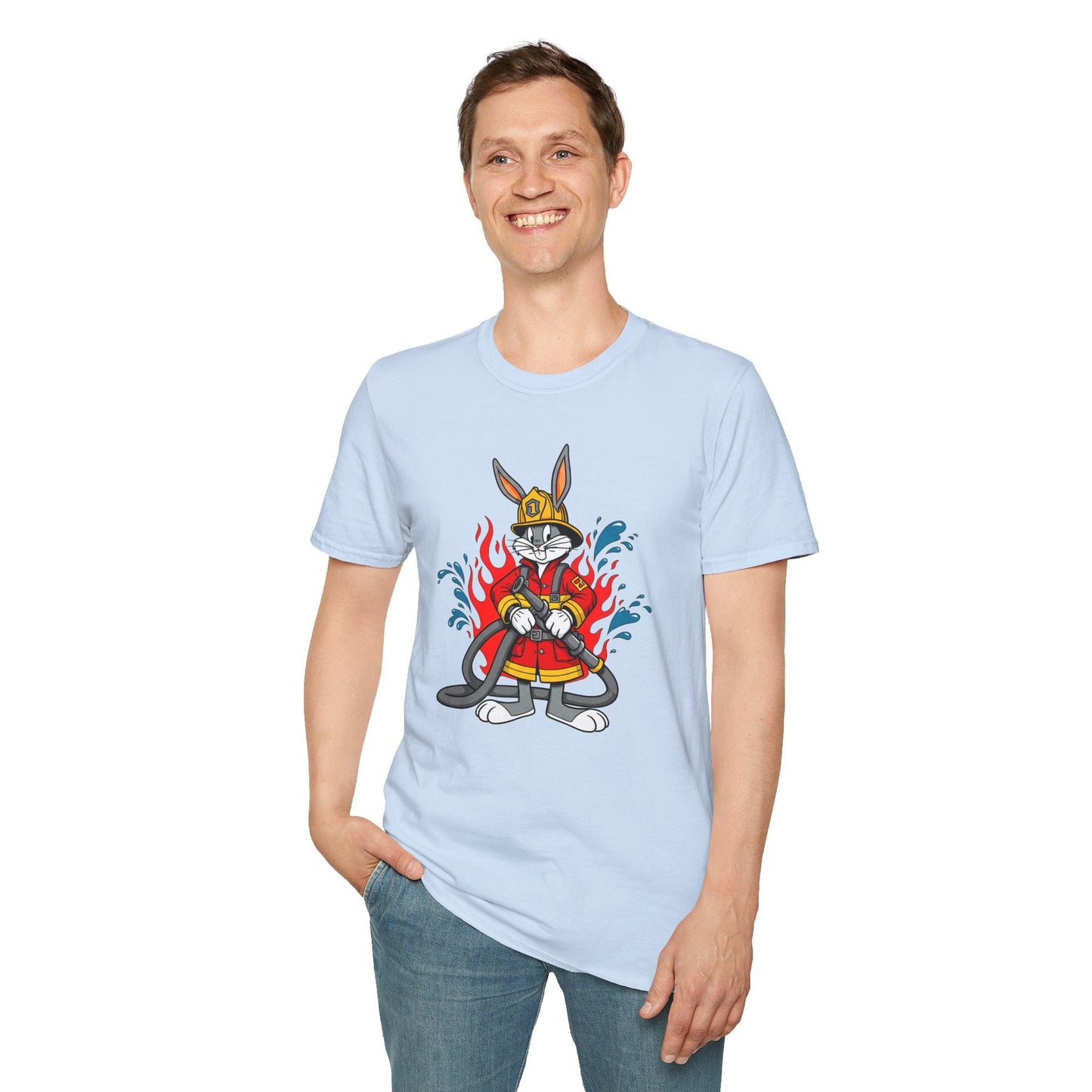 Bugs Bunny T Shirt Unisex Cartoon Tee Softstyle 64000 Cotton Graphic Tee For Fans