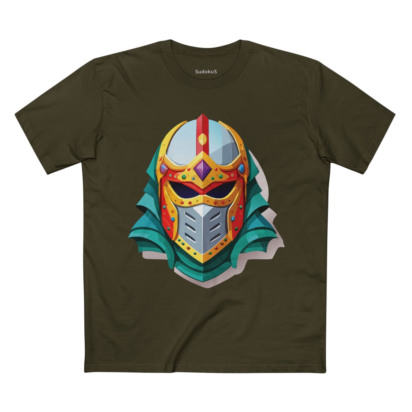 Mask Graphic Unisex 100 Cotton Staple Tee 16