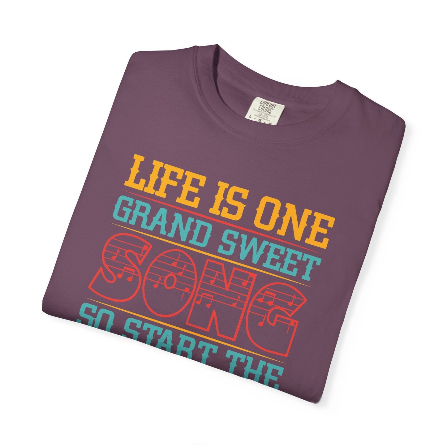 Music Graphic Design Unisex Cotton T-shirt 023