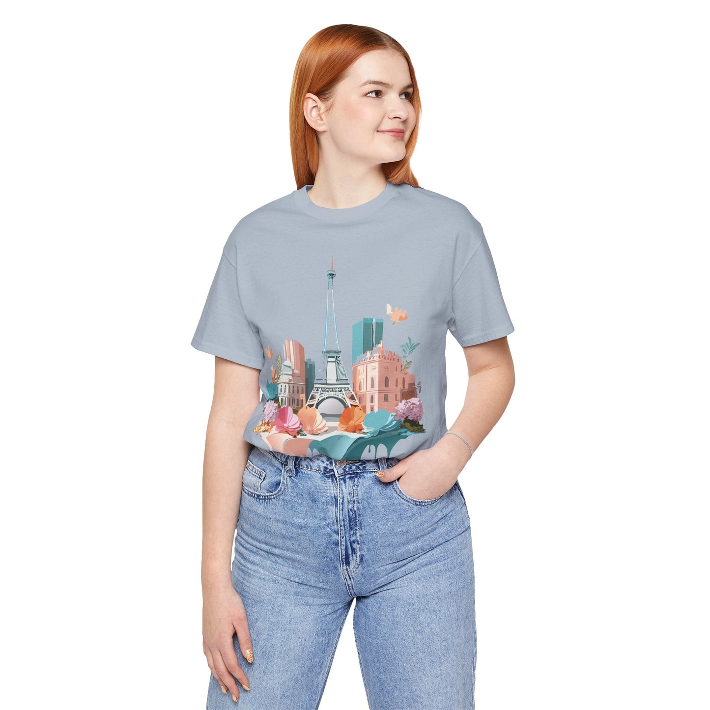 Paris Vintage Inspired Graphic Tee Unisex Short Sleeve  Artwork Studio