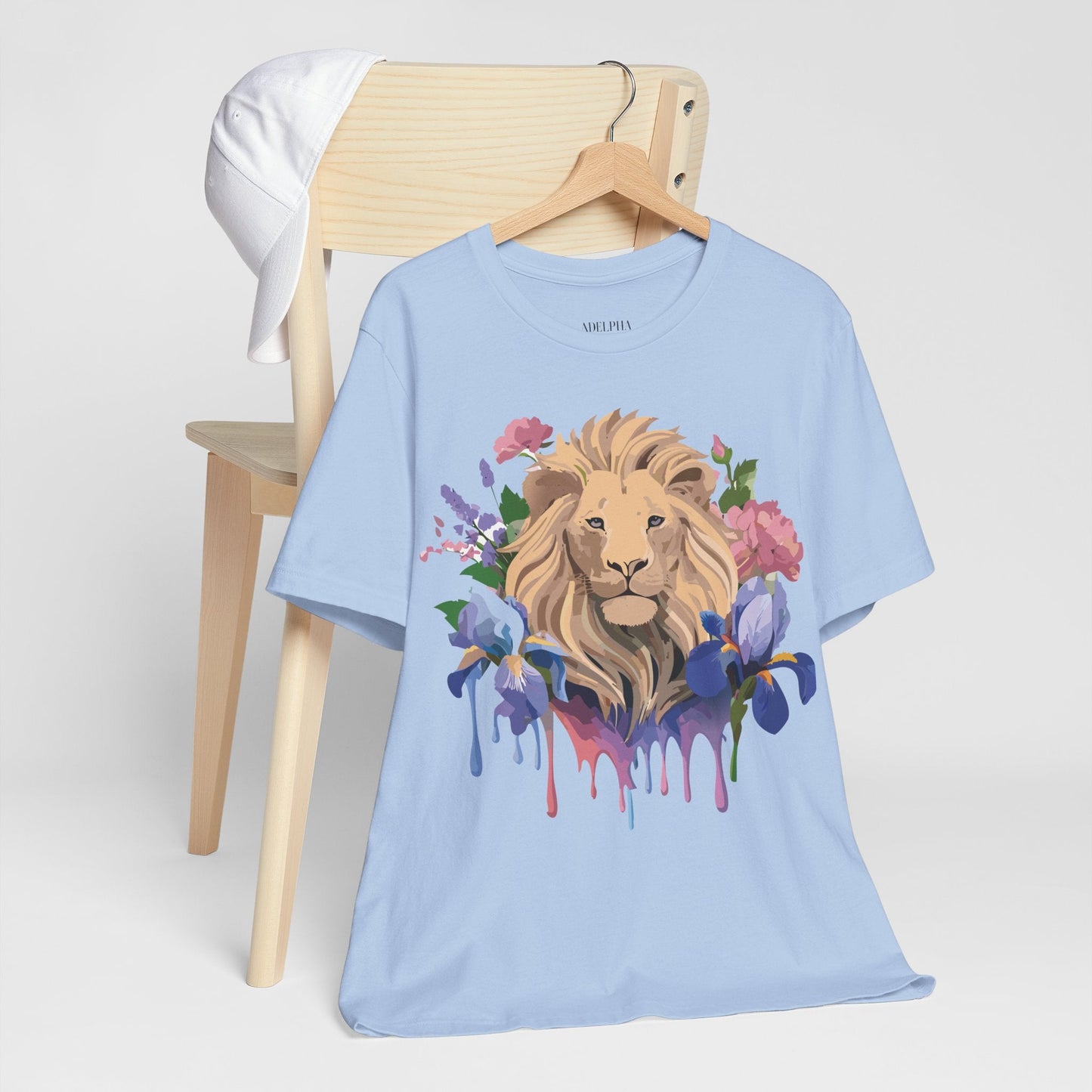Lion Graphic Unisex 100 Cotton Vintage Animal Artwork Tee 6
