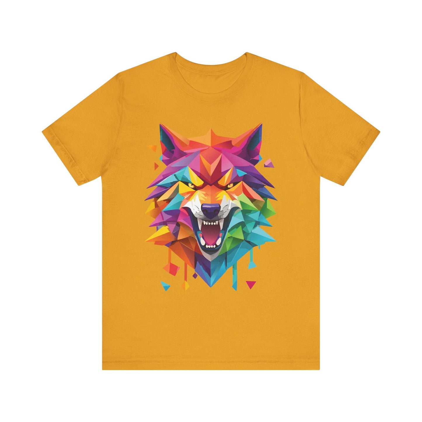 Unisex Animal Shirt With Art Design And Wild Animals Print Tee Short Sleeve Premium