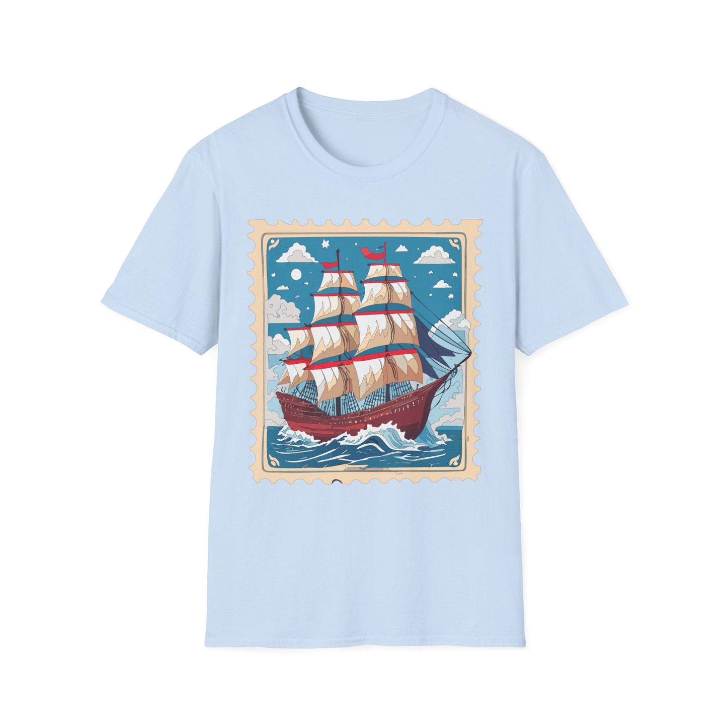 Unisex Softstyle Gildan 64000 Short Sleeve T Shirt Vessel Ship Frigate Tee For Everyday Comfort