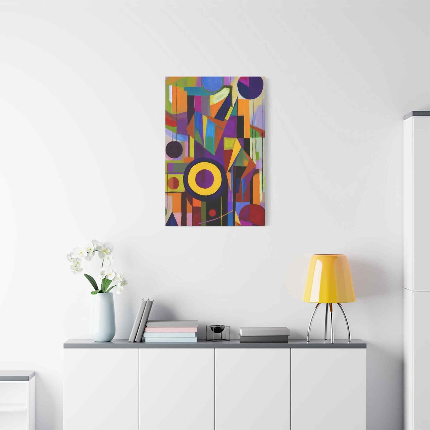 Abstract Painting Print Canvas 20x24,20x30,24x30, 24x32,24x36,30x40, 32x48,36x48,40x60 Pine-Wood Inner Frame ABS-2