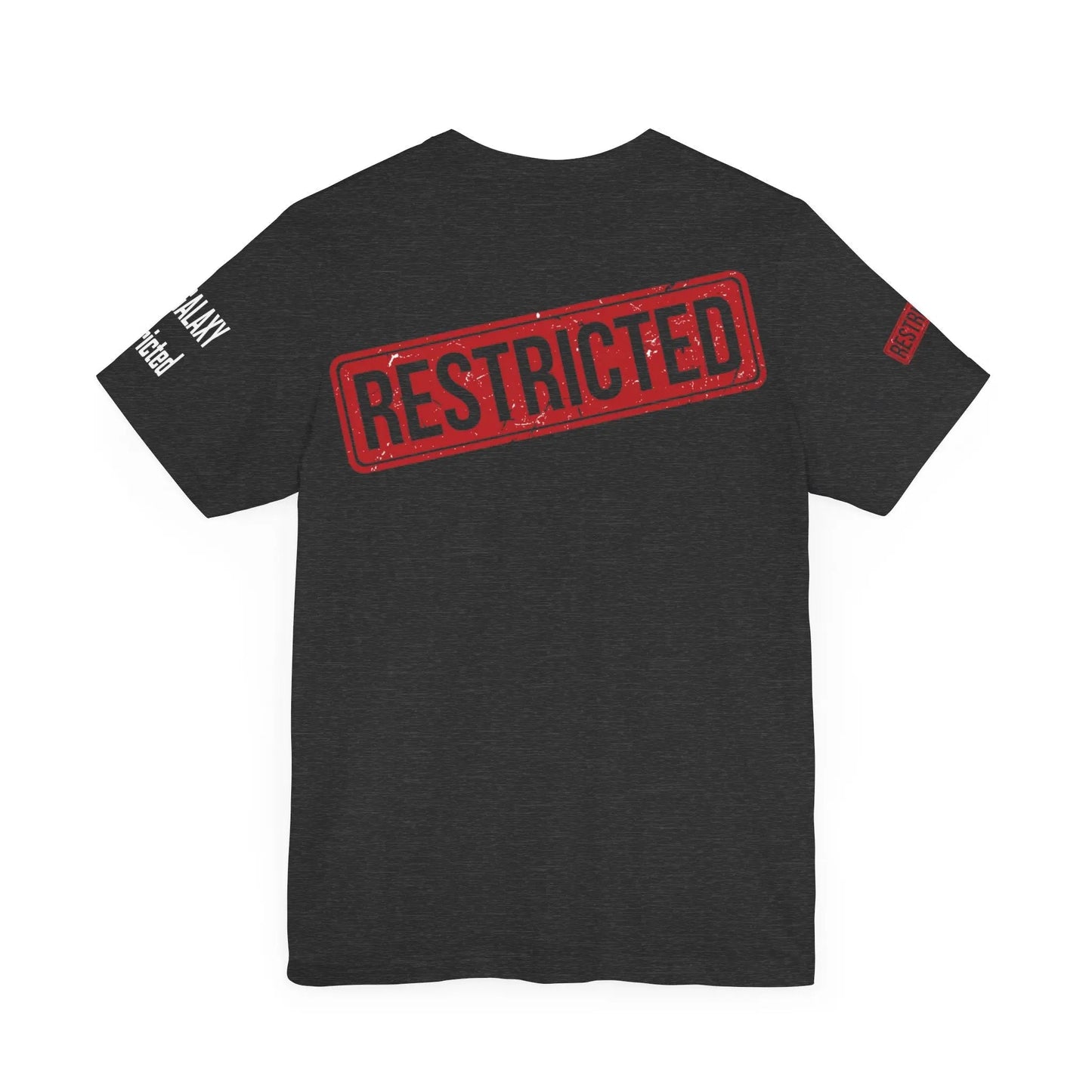 Bad Galaxy Tee Shirt With Red Stamp Made To Order Lightweight 100 Percent Cotton Free Shipping