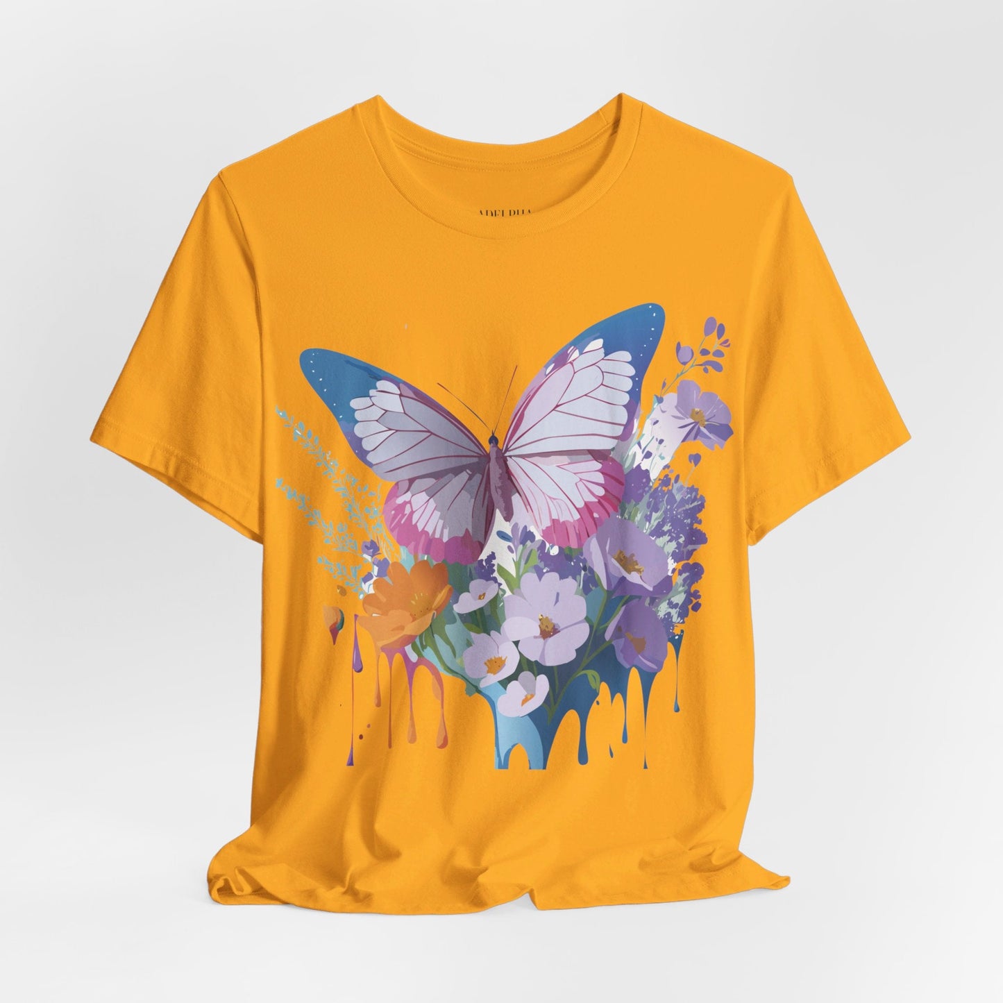 Unisex Butterfly Graphic Tee Adelpha Art Design Vintage Inspired Jersey Tee