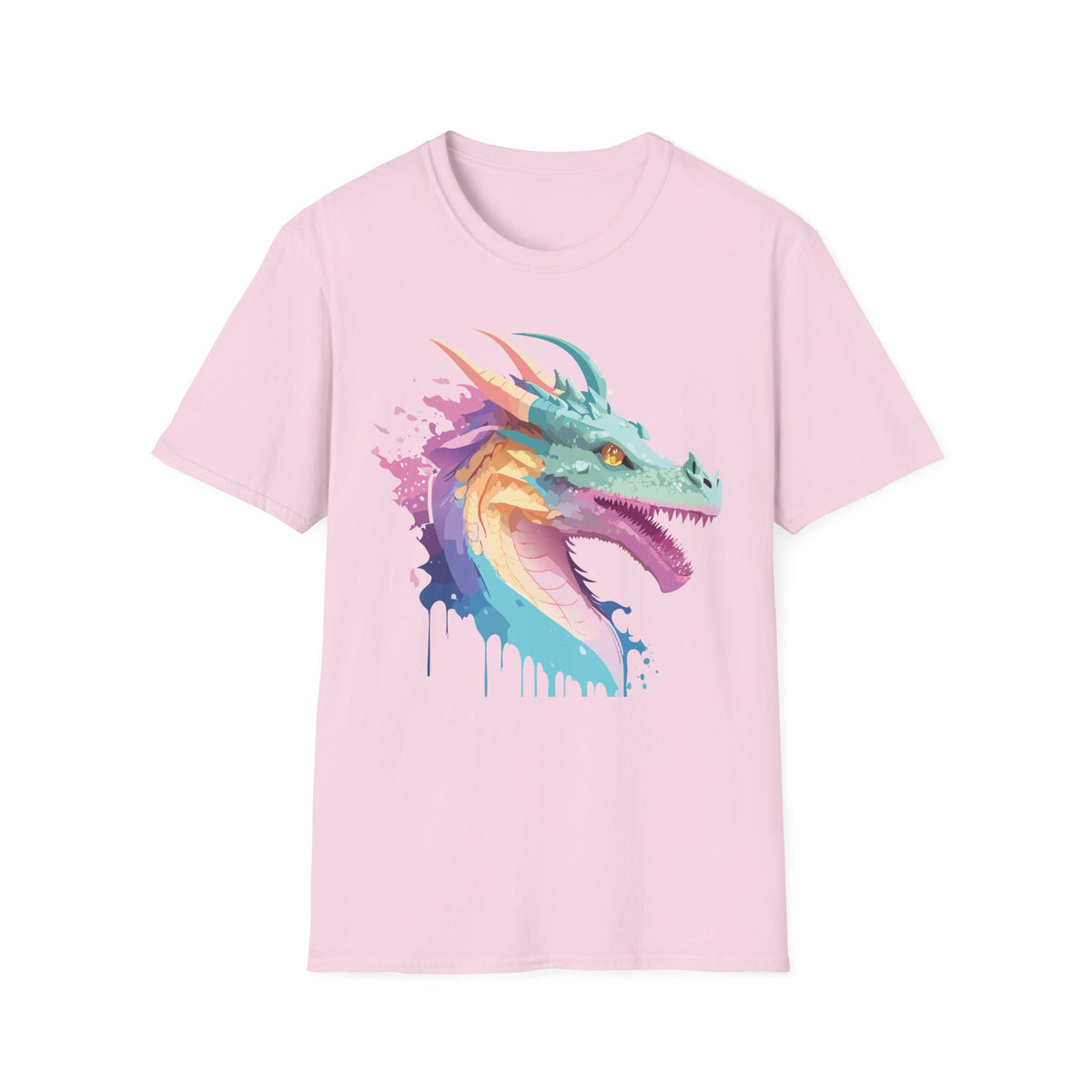 Dragon Graphic Tee Gildan Unisex 100 Cotton Tee Shirt with Animals m10