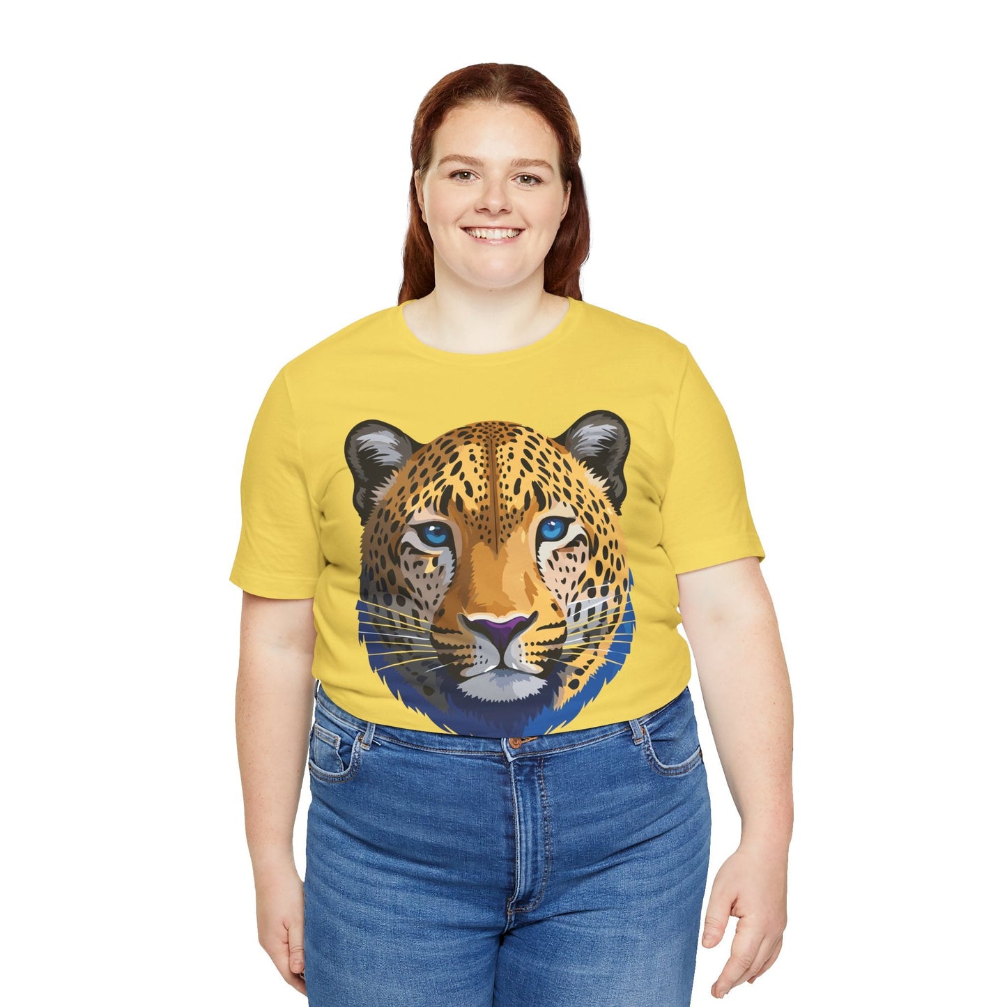 Unisex Animal Graphic Tee Shirt With Wildlife Art Design For Everyday Comfort Short Sleeve