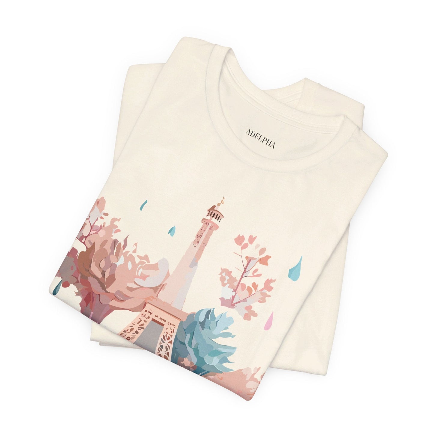Paris Tourist Shirt Graphic Tee Unisex Vintage Inspired Art Adelpha Premium Quality