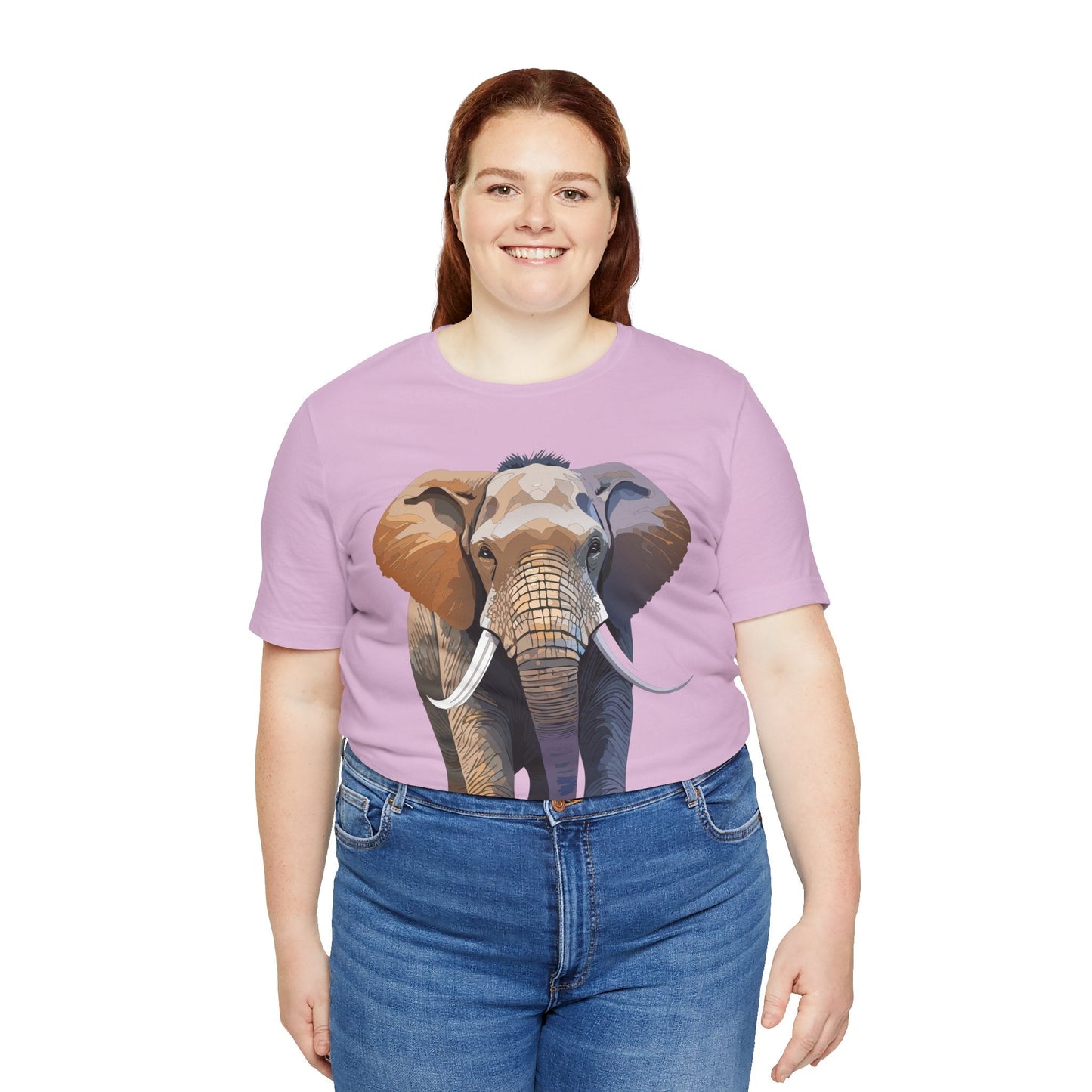 Unisex Animal Art Design Tee Shirt With Wildlife Animals Short Sleeve Everyday Comfort