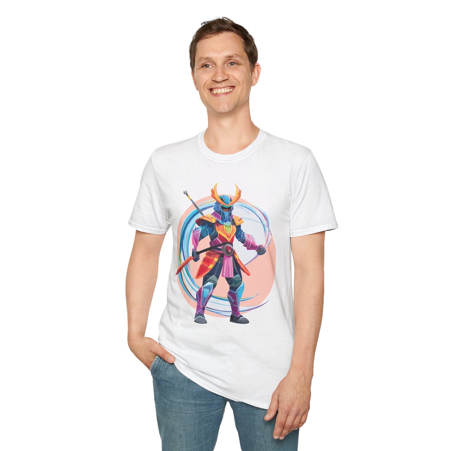 Samurai Shirt Unisex Softstyle T Shirt Gildan 64000 Ring Spun Cotton Tee For Everyday Comfort