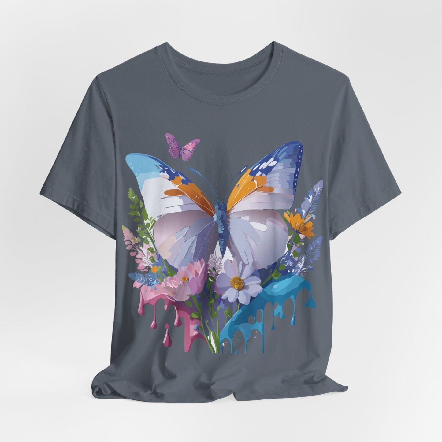 Adelpha Butterfly Graphic Tee Vintage Inspired Unisex Short Sleeve Shirt