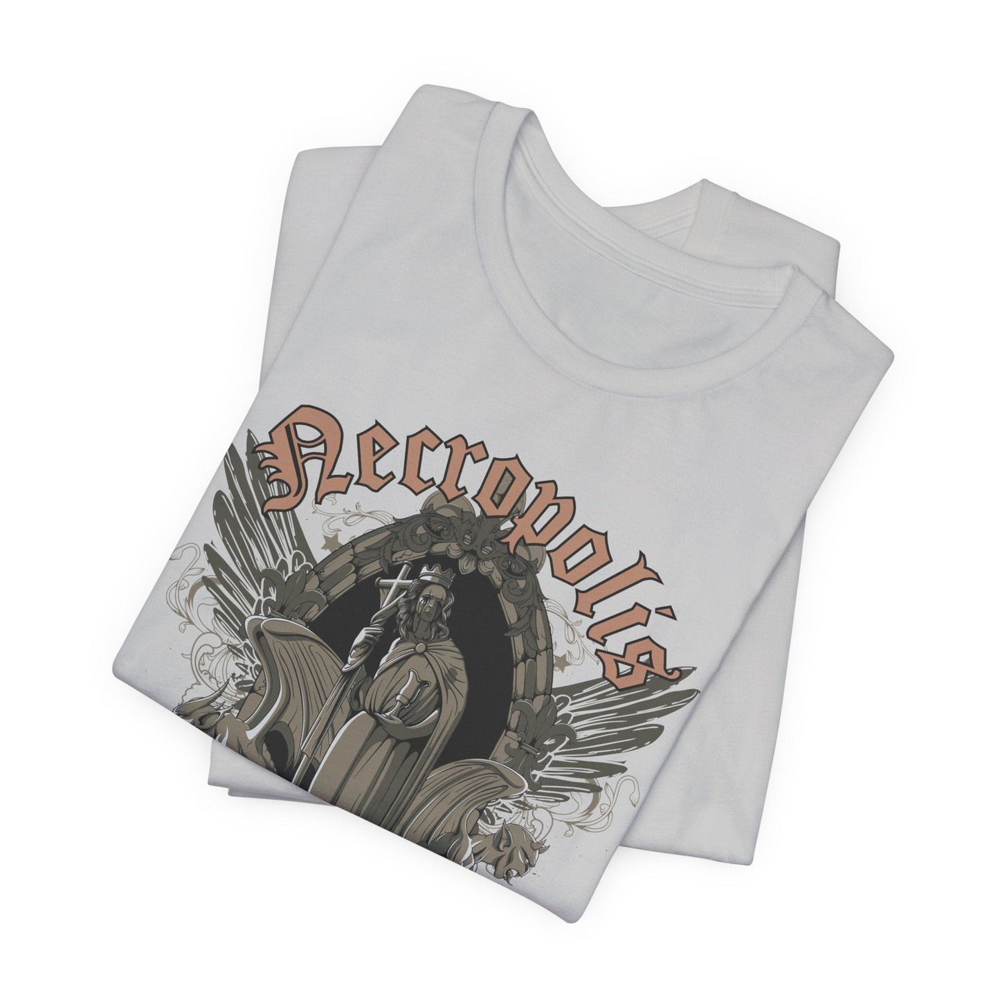 Gothic Skull Graphic Unisex Cotton T-Shirt r7