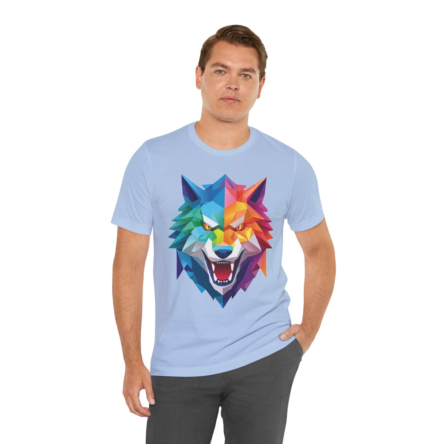 Unisex Animal Shirt Art Design Tee With Animals Wild Animals Shirt Short Sleeve