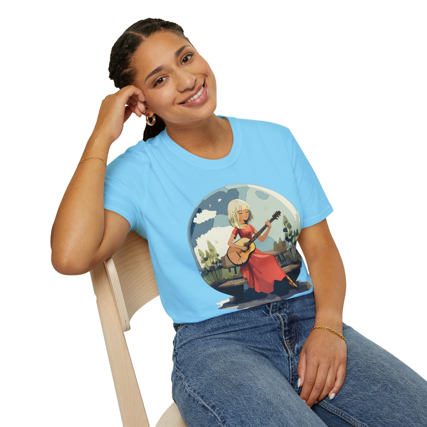 Womens Graphic T Shirts Art Design Shirt Unisex Softstyle Cotton Tee Quality Comfort Everyday Style