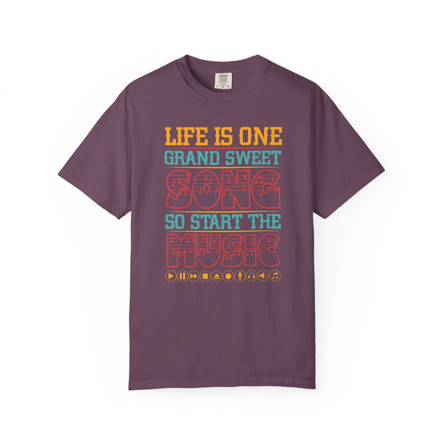 Music Graphic Design Unisex Cotton T-shirt 023