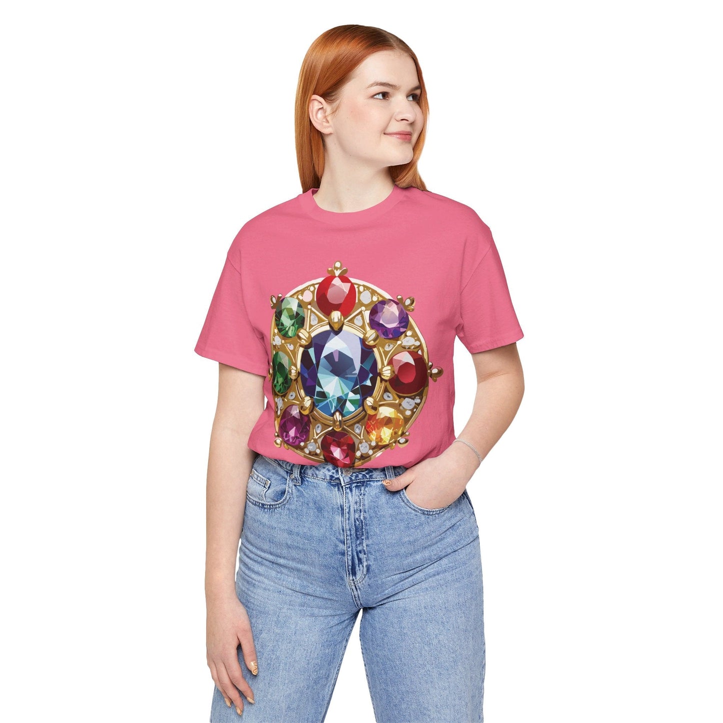 Jewelry Graphic Unisex 100 Cotton Vintage Treasure Art T-Shirt 40