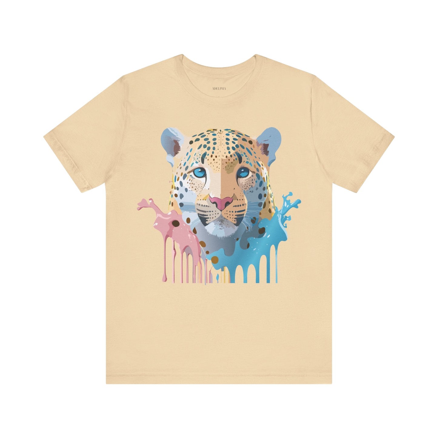 Adelpha Cheetah Graphic T Shirt Unisex Jersey Short Sleeve Vintage Art Tee