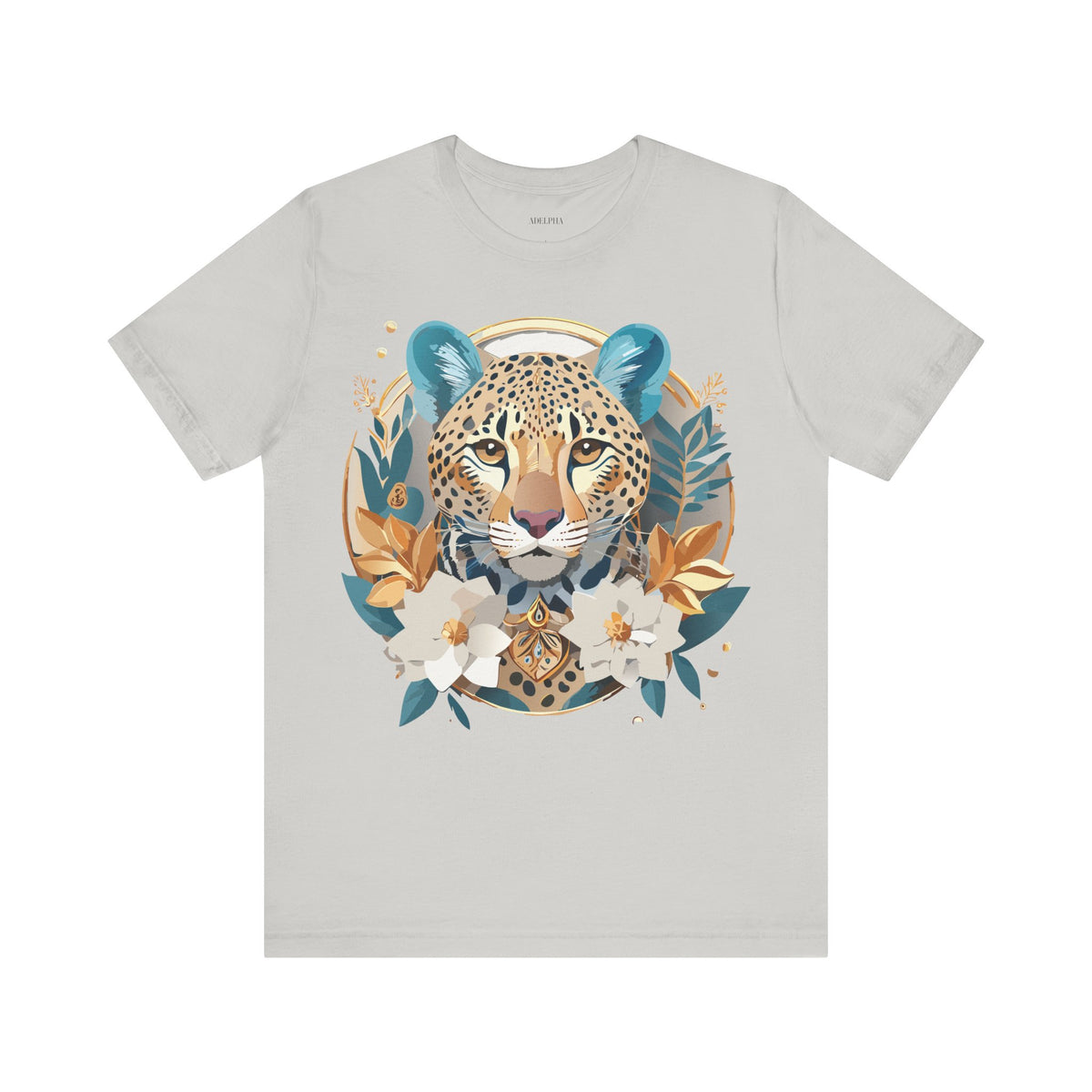Medallion Graphic Unisex Cotton Bella+Canvas Tee with Art Design d41