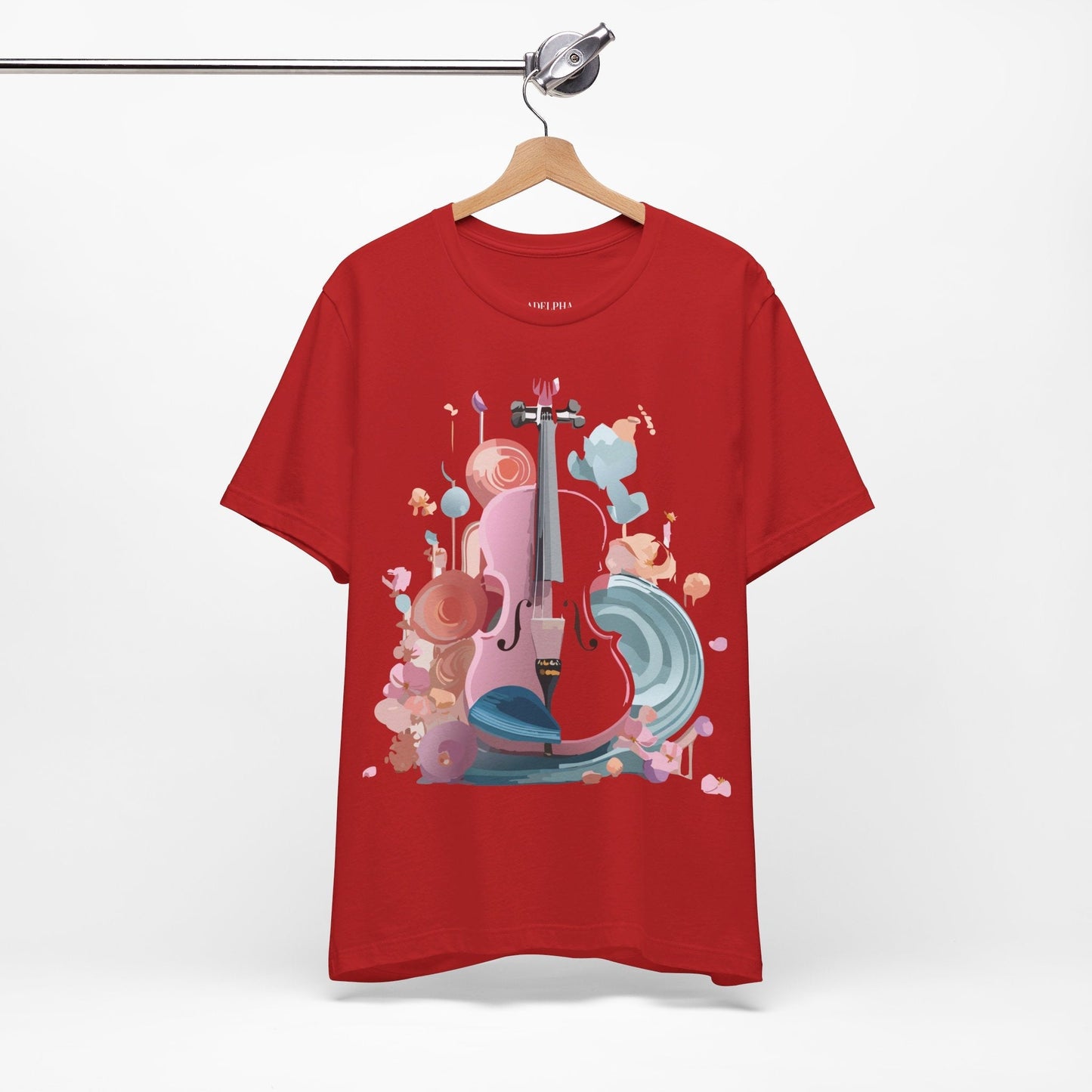 Adelpha Music Graphic T Shirt Unisex Short Sleeve Tee Vintage Inspired Artwork Edition