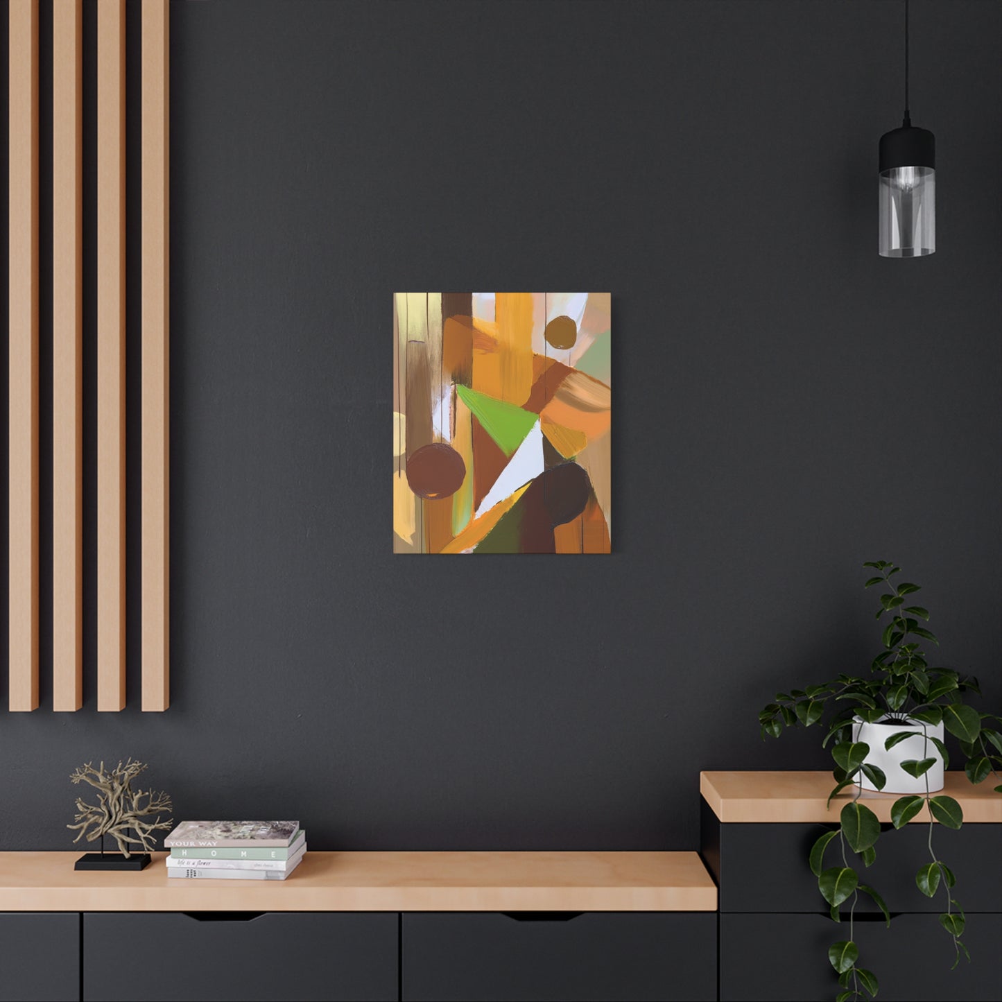 Abstract Geometric Painting Print Canvas 20x24,20x30,24x30 24x32,24x36,30x40 32x48,36x48,40x60 Pine-Wood Inner Frame ABS-57