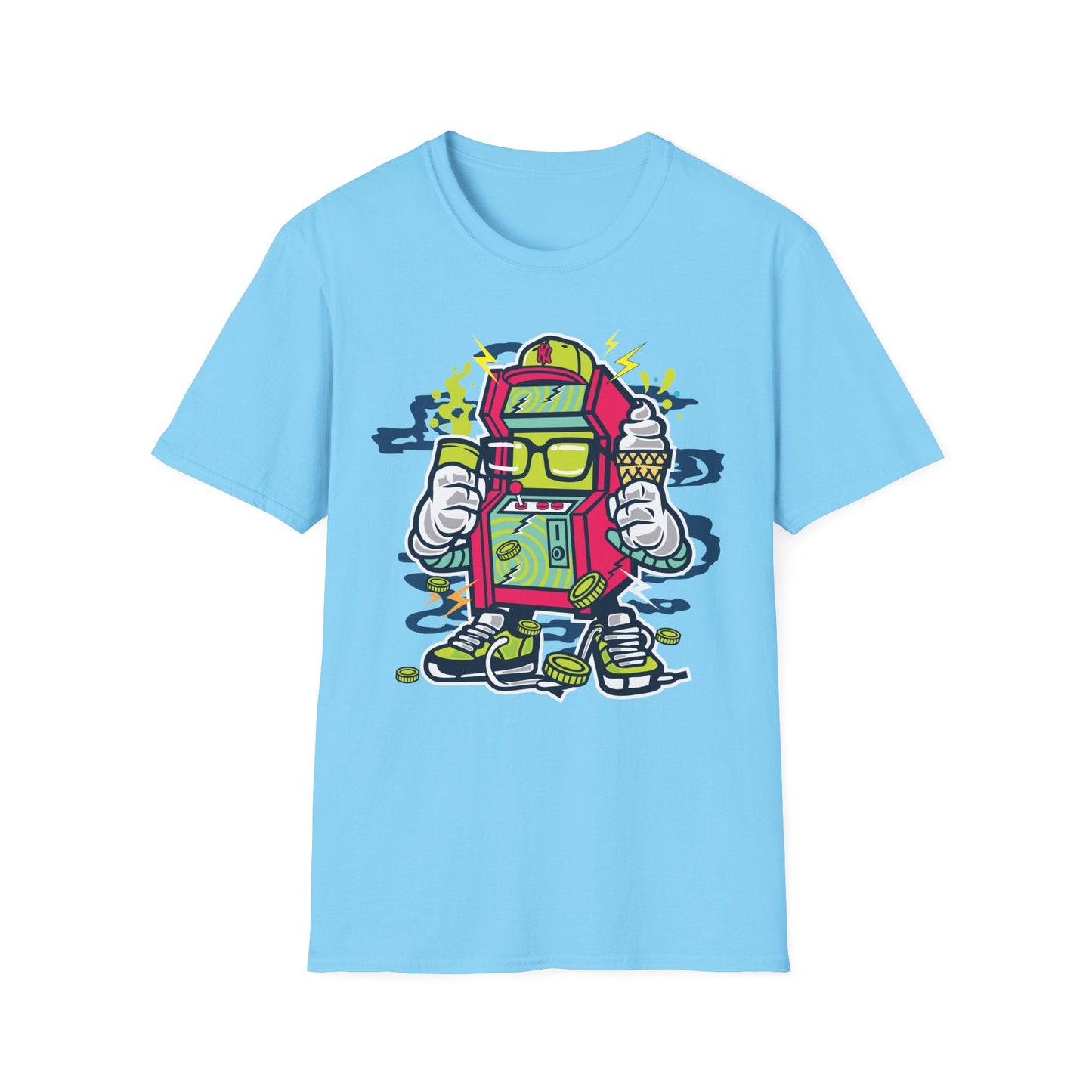 Cartoon T Shirt Animation Tee Funny Graphic Unisex Gildan Softstyle 64000 100 Percent Cotton