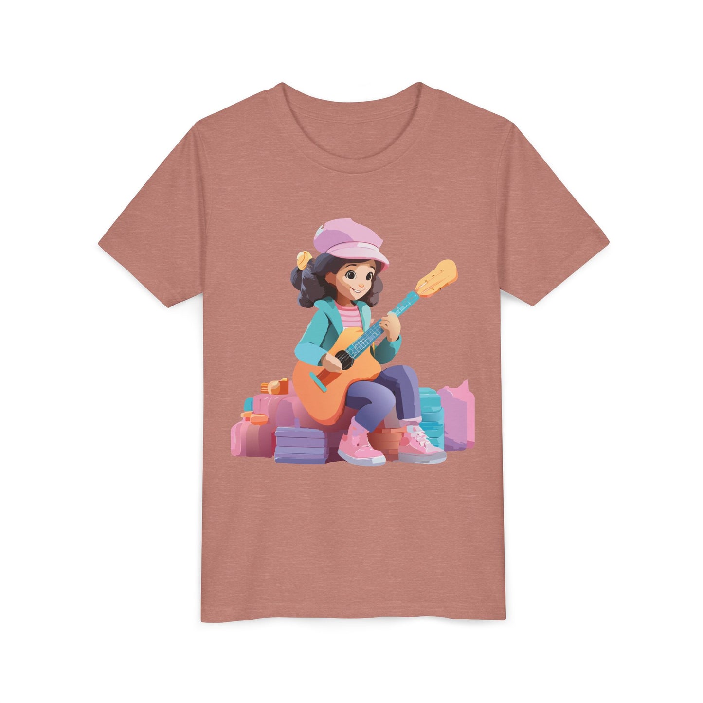 Camiseta gráfica de músico juvenil: perfecta para pequeños artistas y amantes de la música (de 9 a 14 años)