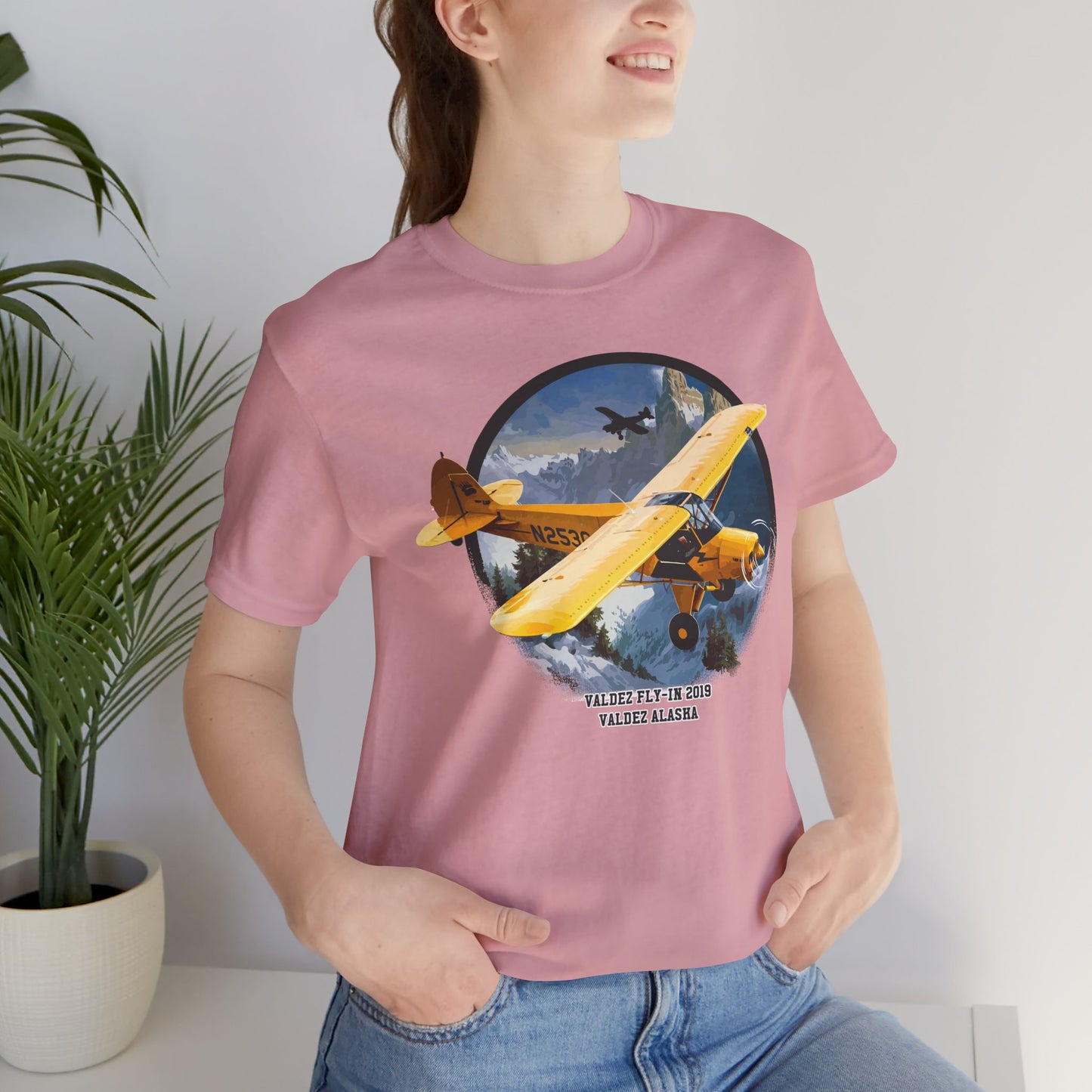 Retro Plane Graphic Design Tee, Plane Shirt, Vintage Tees, Art Design T-Shirt, Graphic Tee, Retro Art Shirts