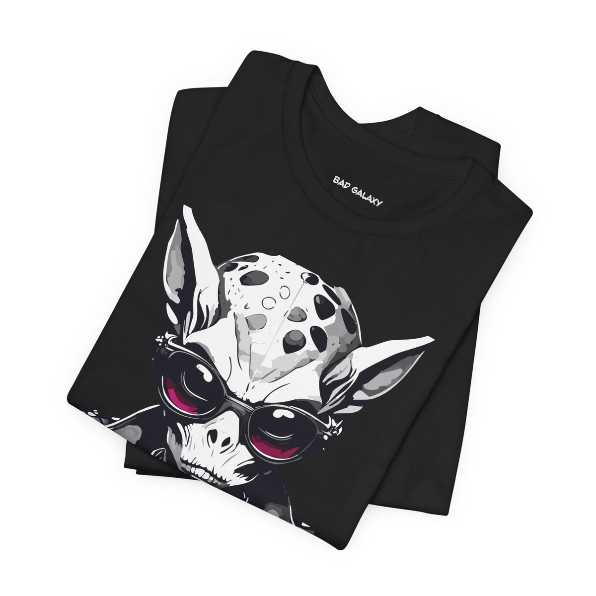 Alien Graphic Unisex Cotton Bella+Canvas Tee with Art Design b49