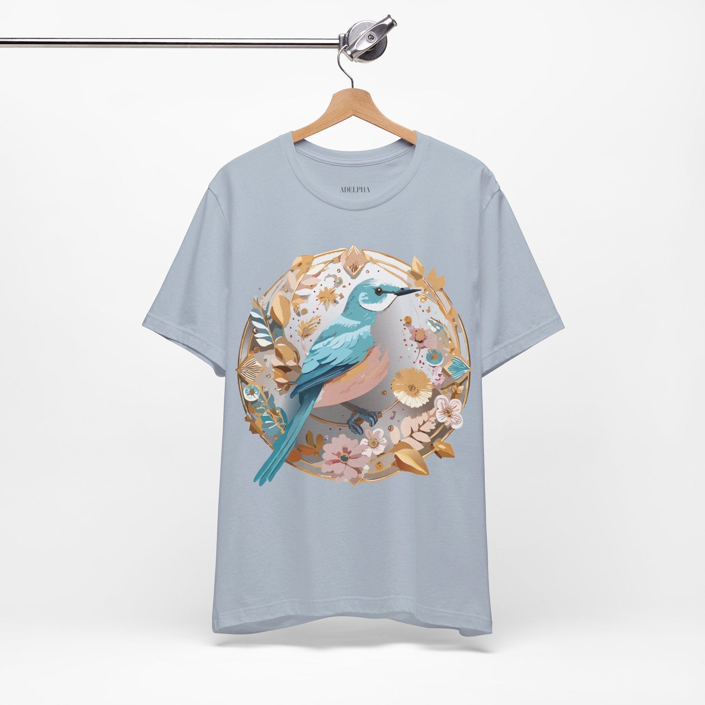 Adelpha Medallion Shirt Unisex Graphic Tee With Vintage Inspired Artwork Short Sleeve Jersey