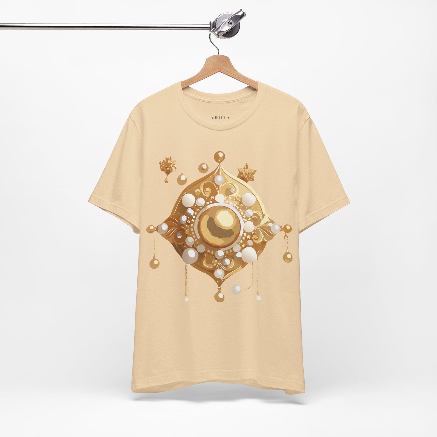 Jewelry Graphic Unisex 100 Cotton Vintage Treasure Art T-Shirt 32