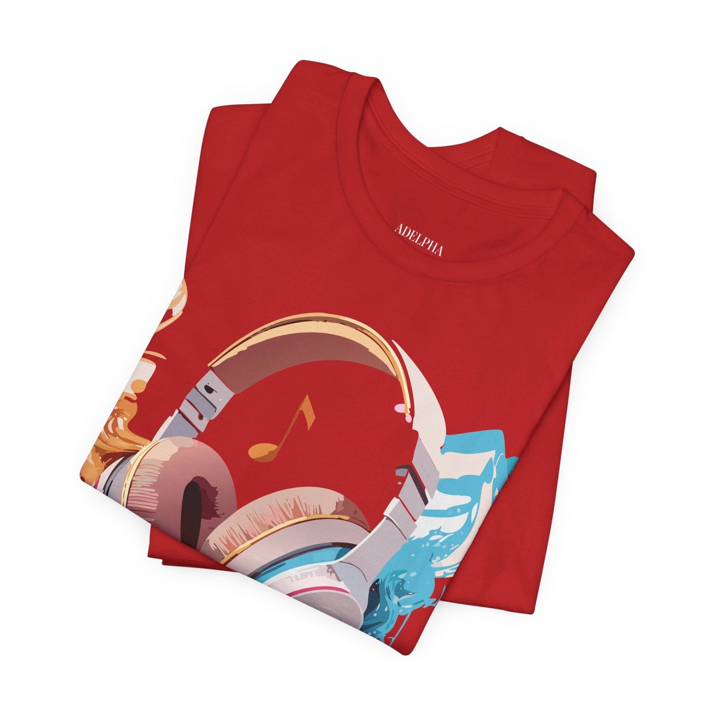 Adelpha Music T Shirt Unisex Graphic Tee Vintage Inspired Artwork Short Sleeve Premium