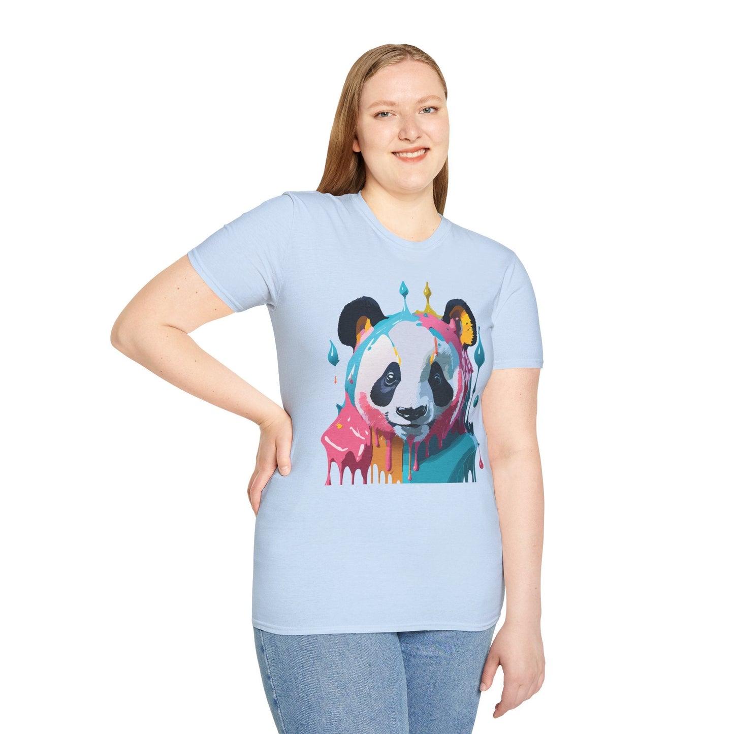 Panda Shirt Unisex T Shirt Panda Lover Gift Gildan Softstyle Tee 100 Percent Cotton