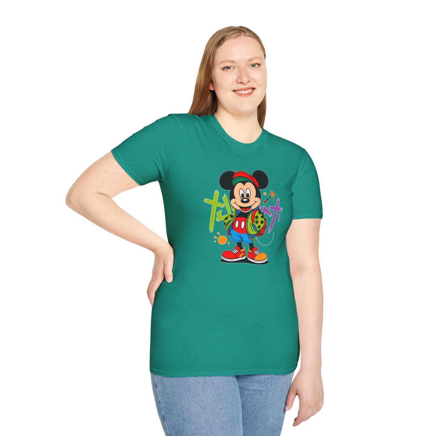 Unisex Cartoon T Shirt With Animation Artwork Funny Animals Tee For Casual Wear Everyday