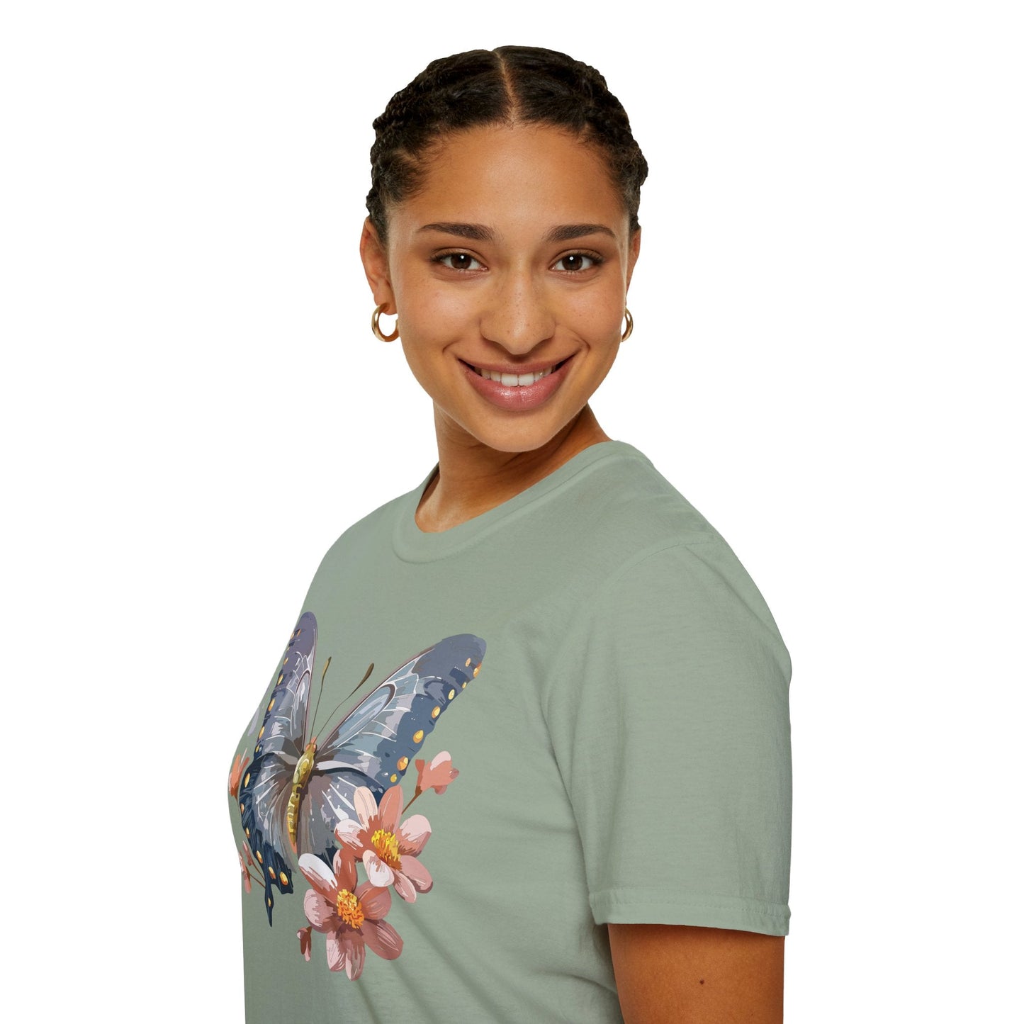 Butterfly Shirt Unisex T Shirt Monarch Butterfly Softstyle Tee Gildan 64000 Breathable Everyday Wear