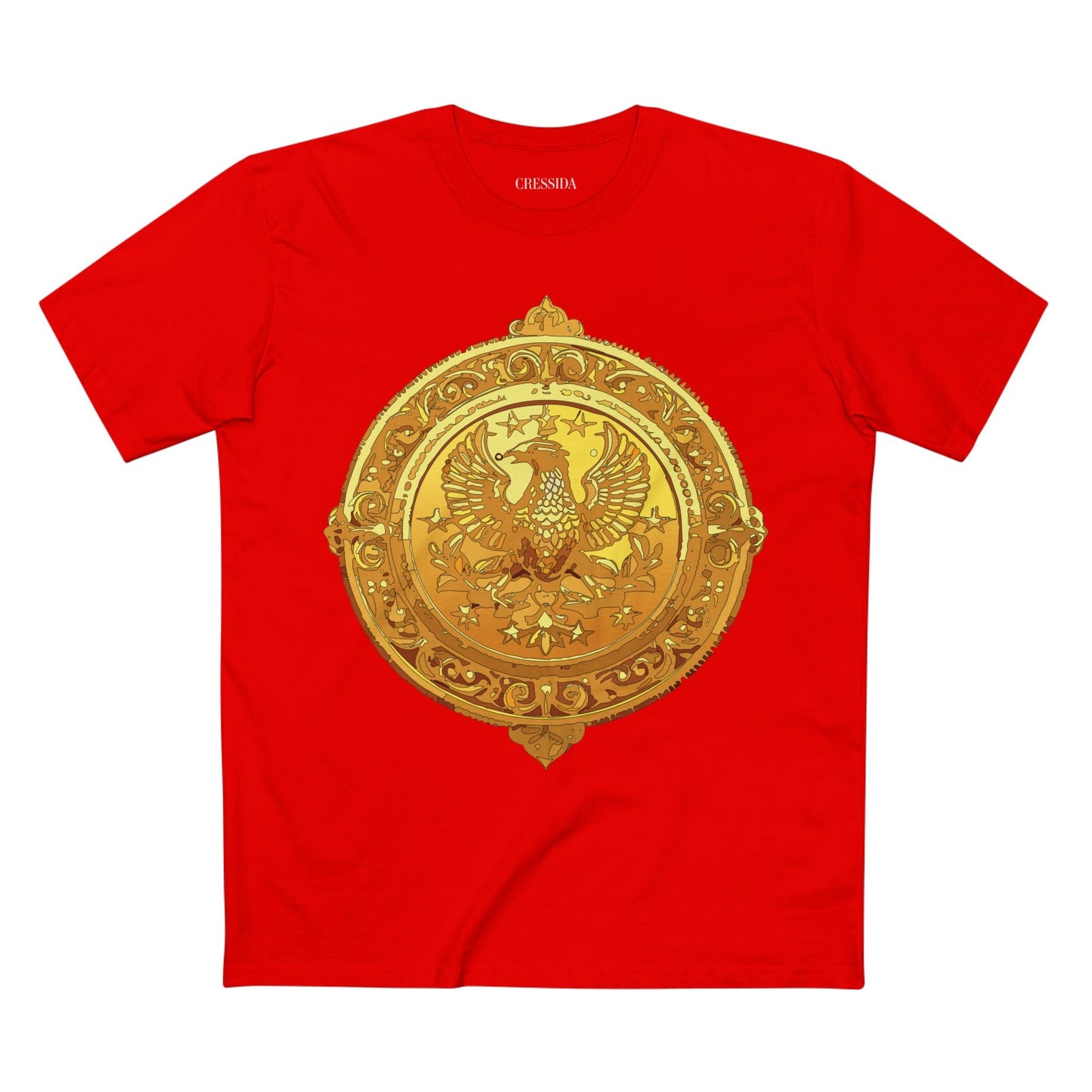 Antique Gold Coin Graphic Design T-Shirt Unisex 100 Cotton With Golden Print Artwork Tee 25