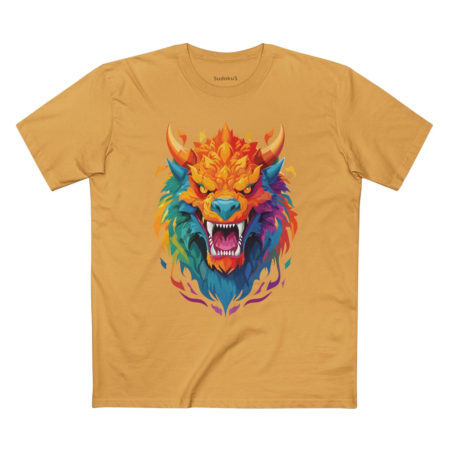 Cartoon Monsters Graphic Unisex 100 Cotton Staple Tee 14