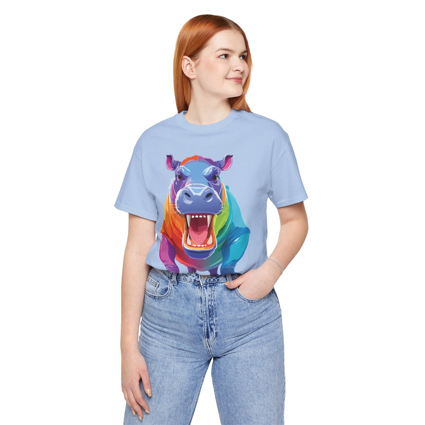Unisex Animal Tee Shirt With Art Design Wild Animals Graphic Tee For Men Women All Sizes