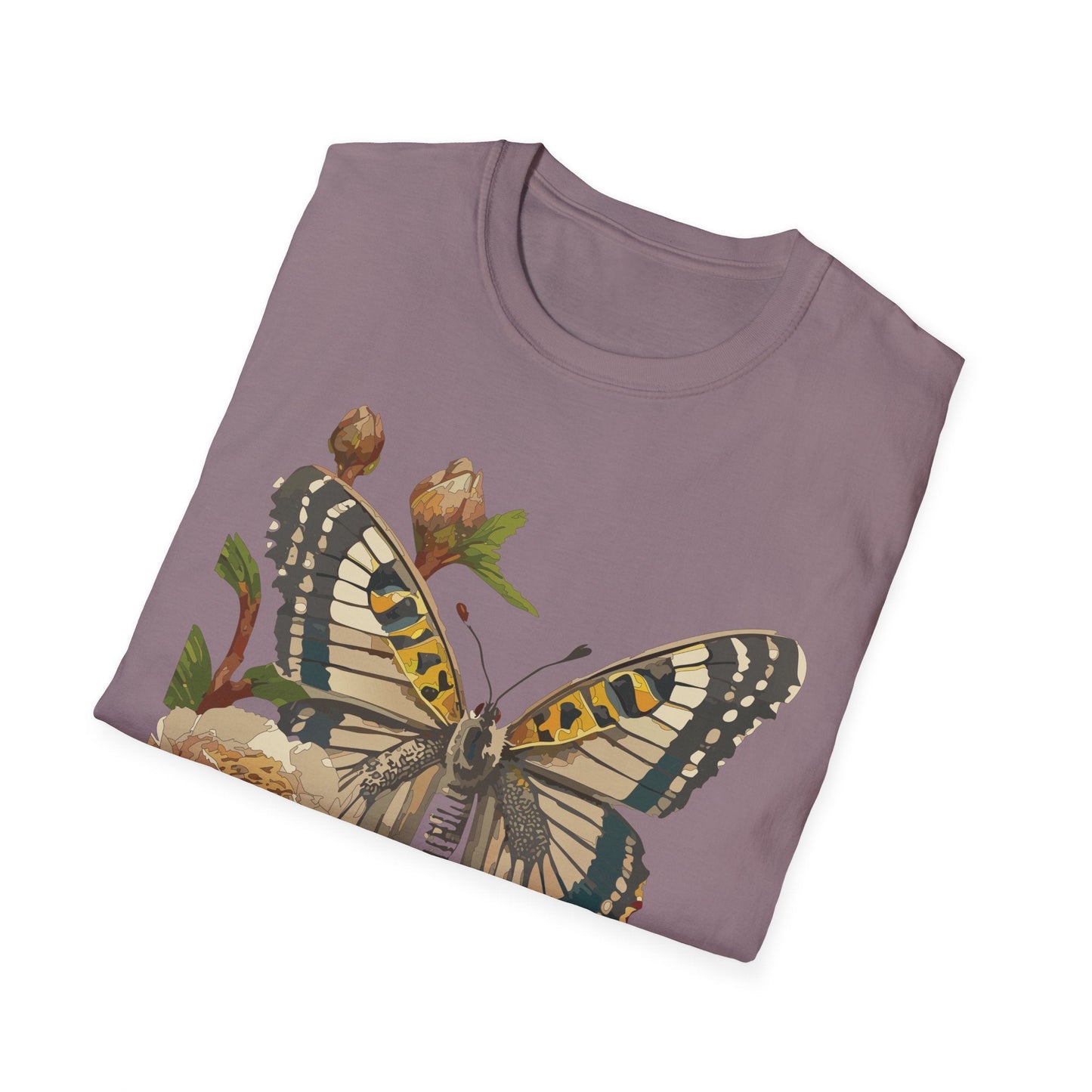 Butterfly Shirt Unisex T Shirt Monarch Butterfly Gildan Softstyle 64000 Cotton Tee
