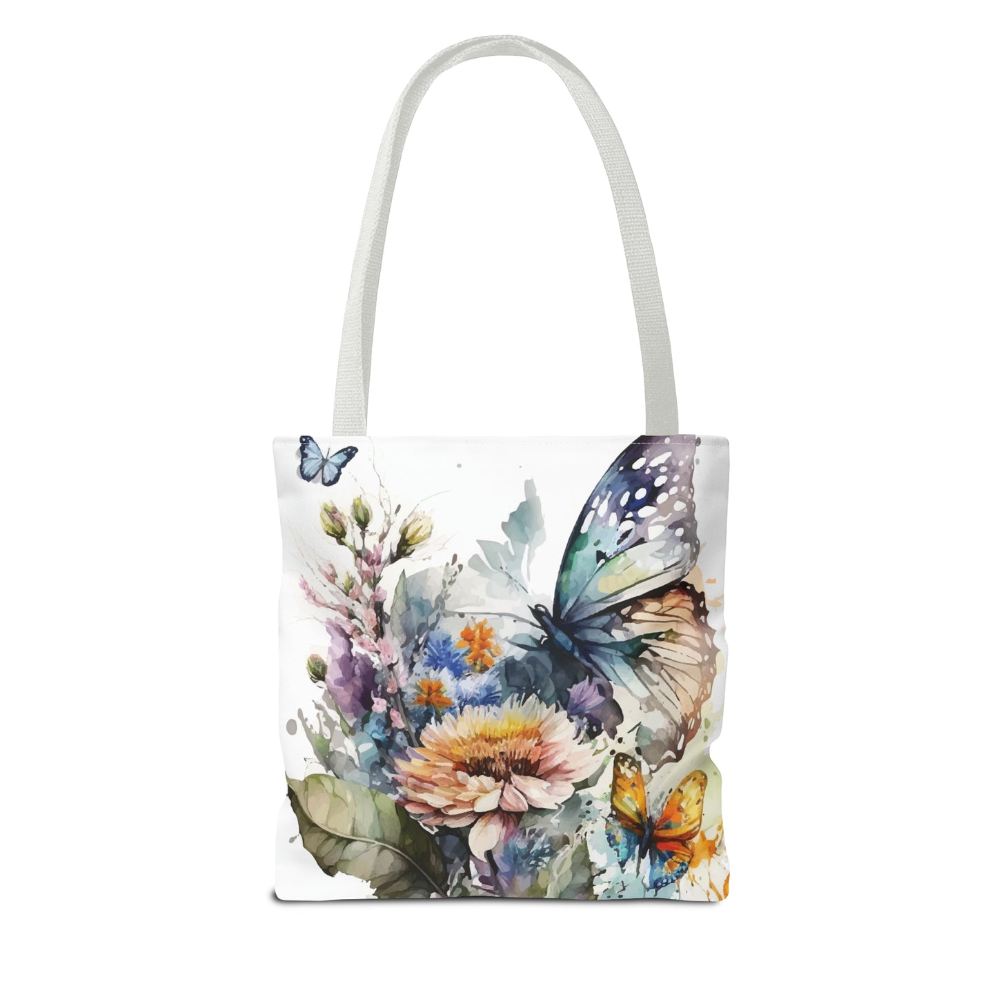 Canvas Bag with Butterfly Prints