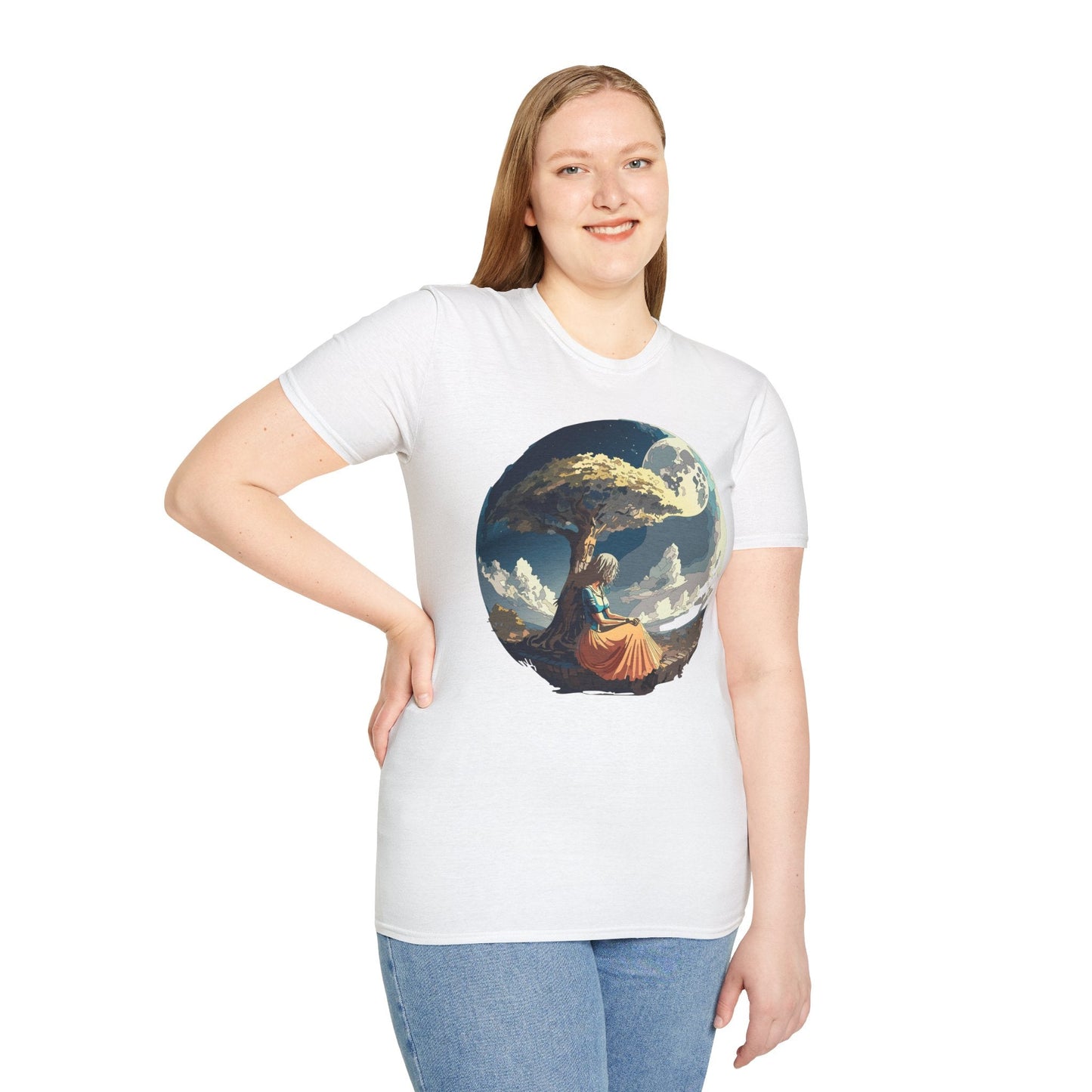 Unisex Graphic T Shirt Art Design Tee Softstyle 64000 Ring Spun Cotton Comfortable