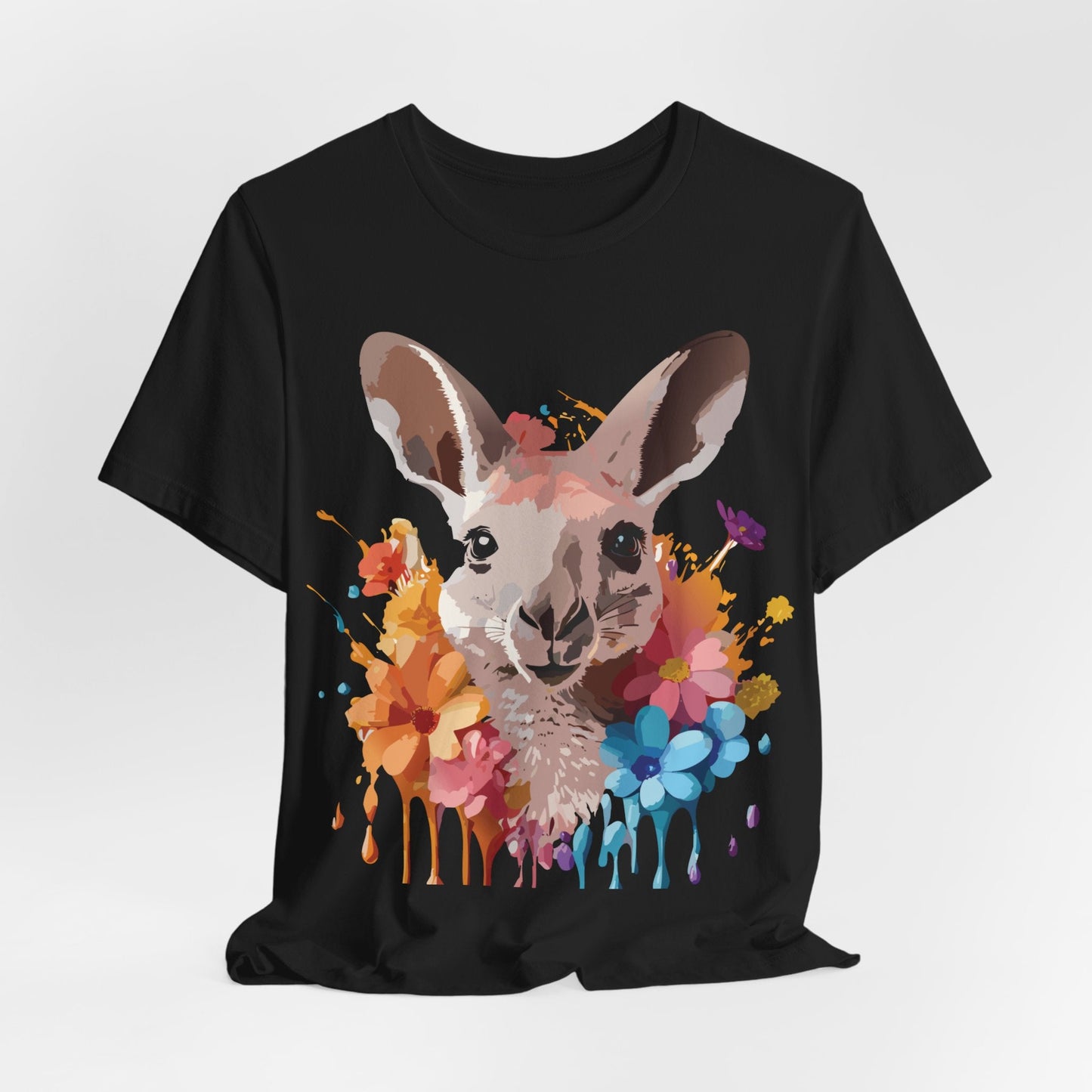 Kangaroo Graphic T Shirt Unisex Adelpha Art Design Vintage Inspired Tee With Original Artwork