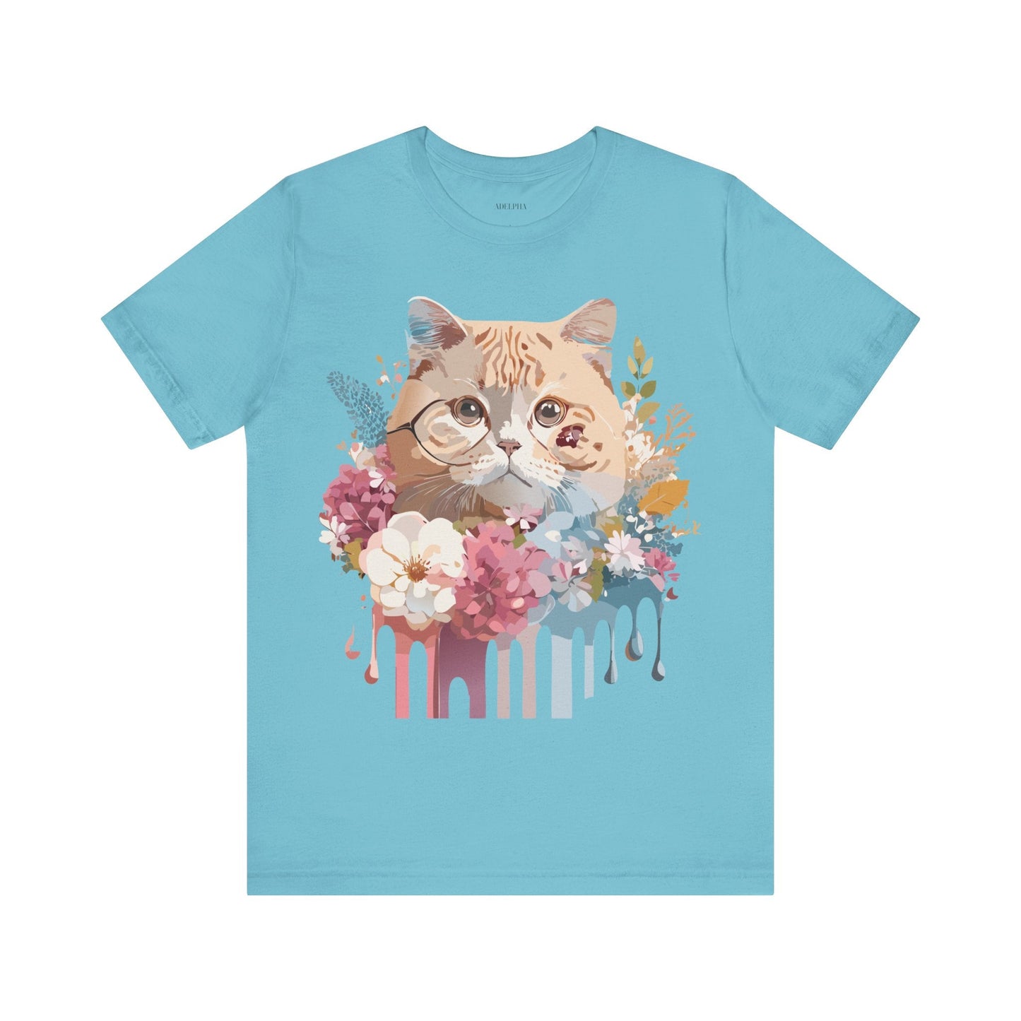 Cat Graphic Tee Unisex Vintage Inspired Shirt By Adelpha Original Artwork