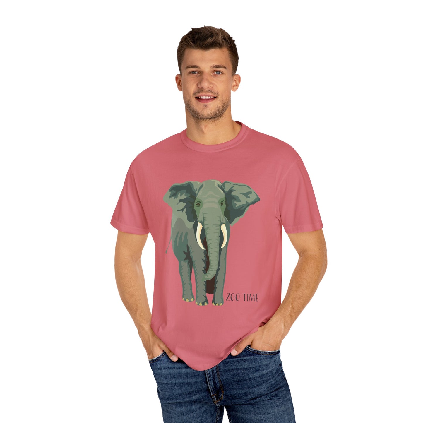 Unisex T-shirt with animal prints