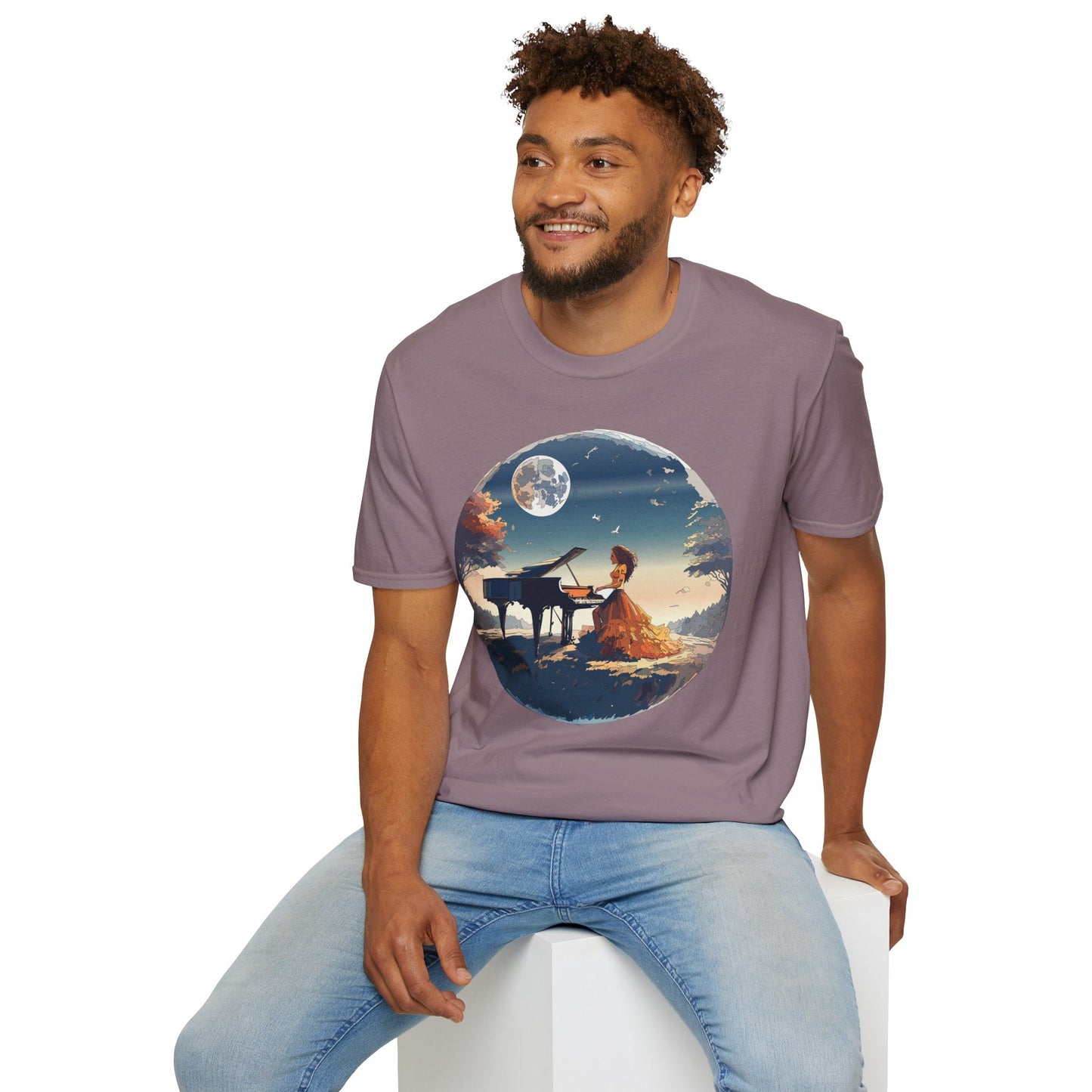 Womens Graphic T Shirt Art Design Gildan Softstyle Tee 100 Percent Ring Spun Cotton Unisex