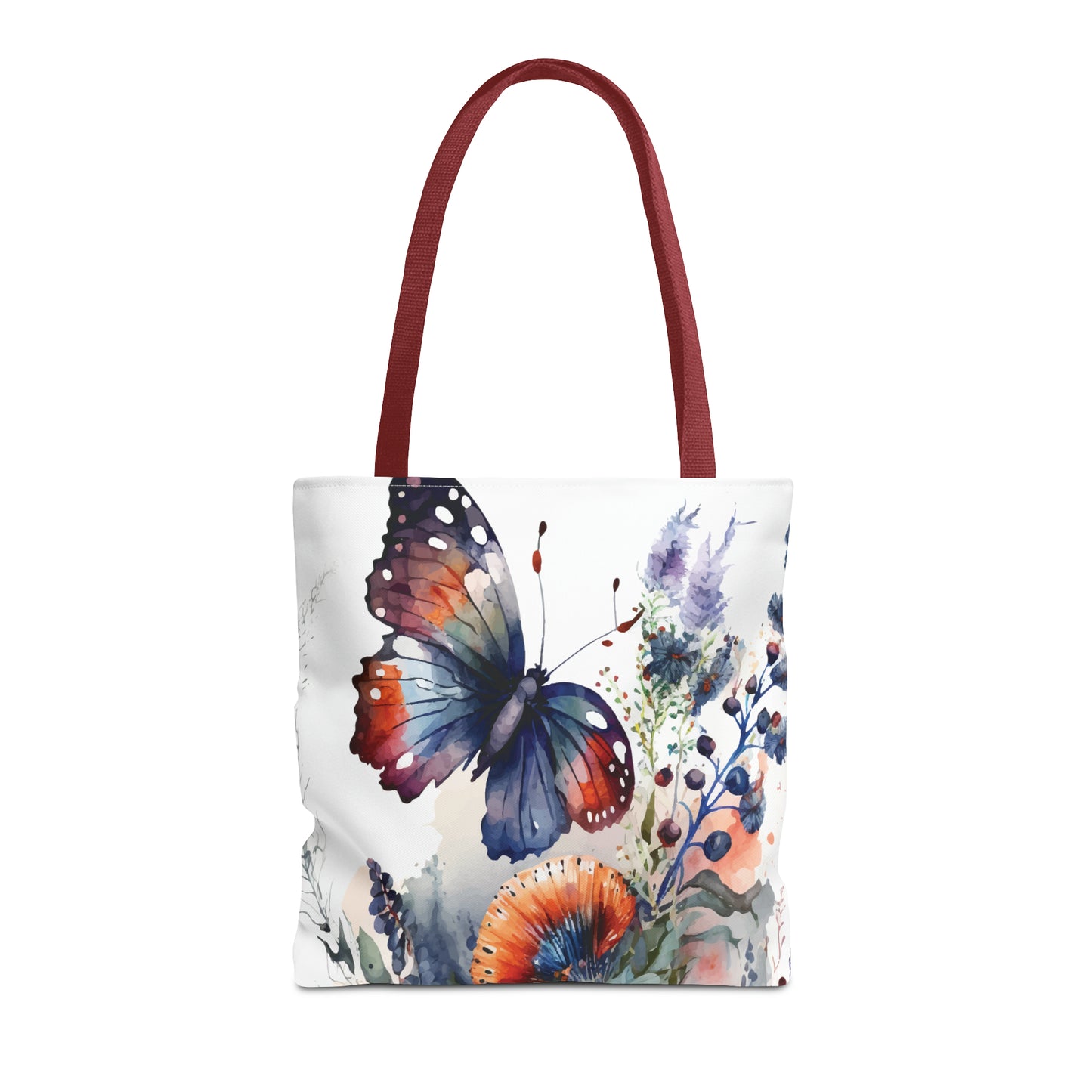 Canvas Bag with Butterfly Prints