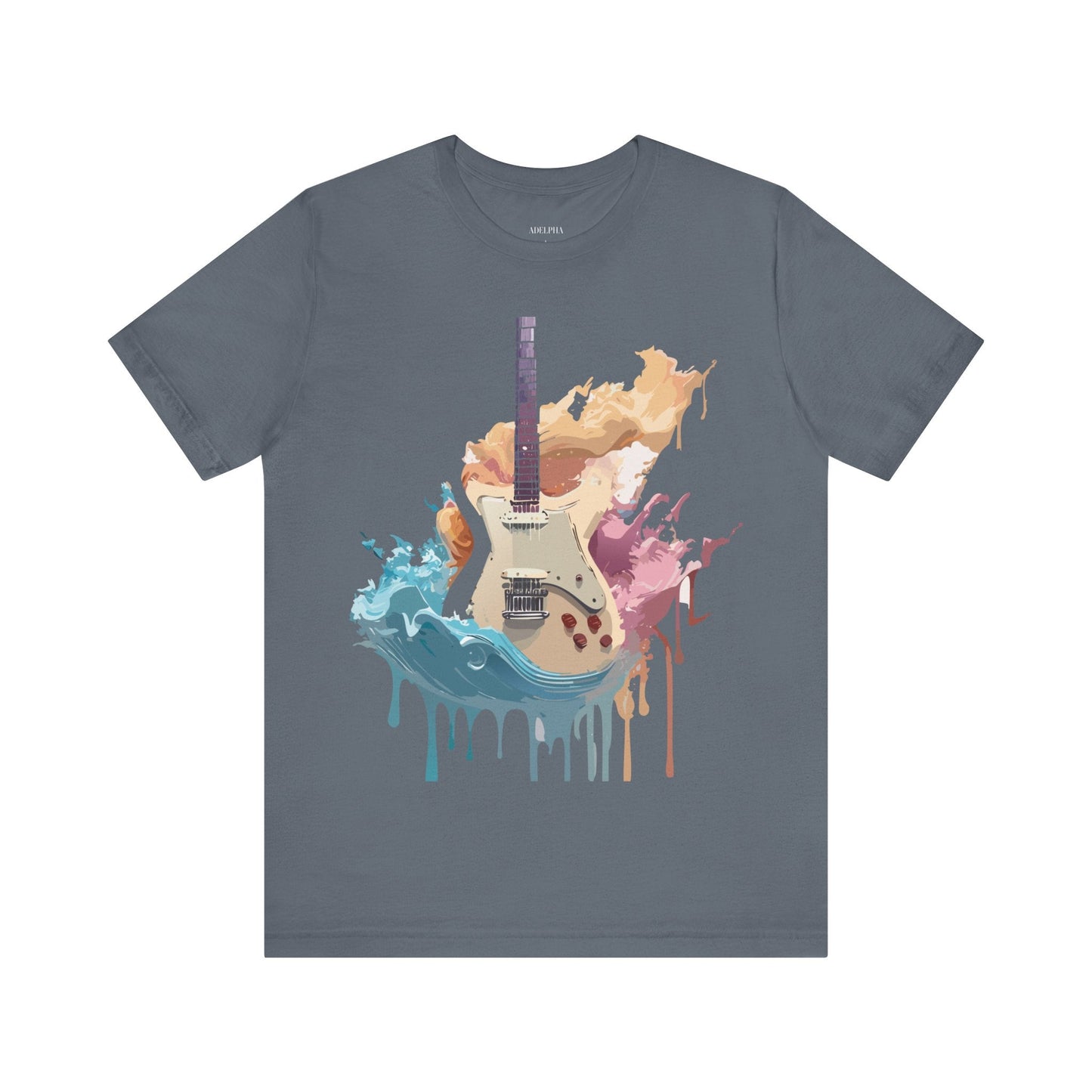 Adelpha Music Graphic T Shirt Unisex Jersey Short Sleeve Vintage Inspired Artwork Tee
