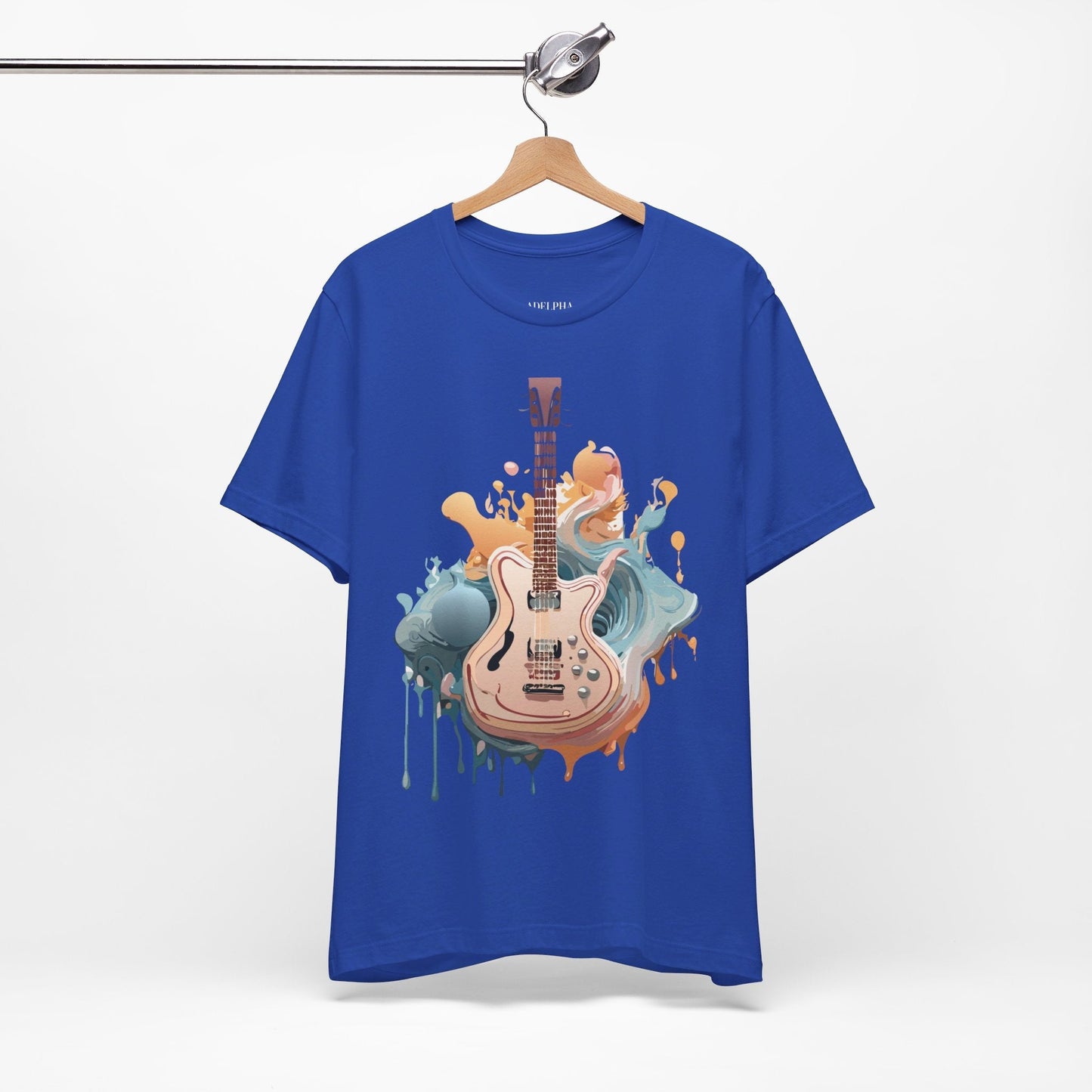Adelpha Vintage Inspired Graphic Tee Unisex Jersey Short Sleeve Music Design Collectible